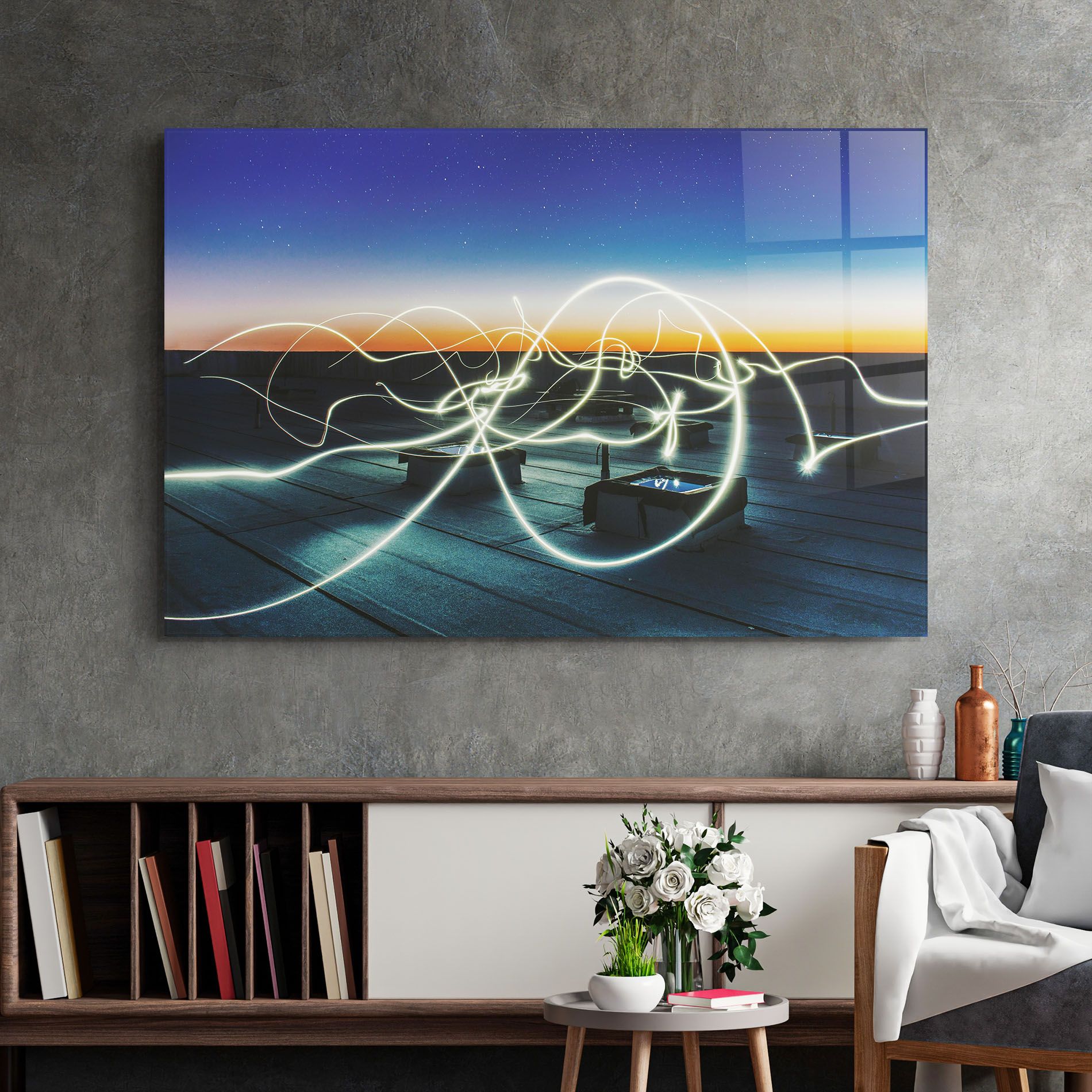 White Light Floating mockup 2