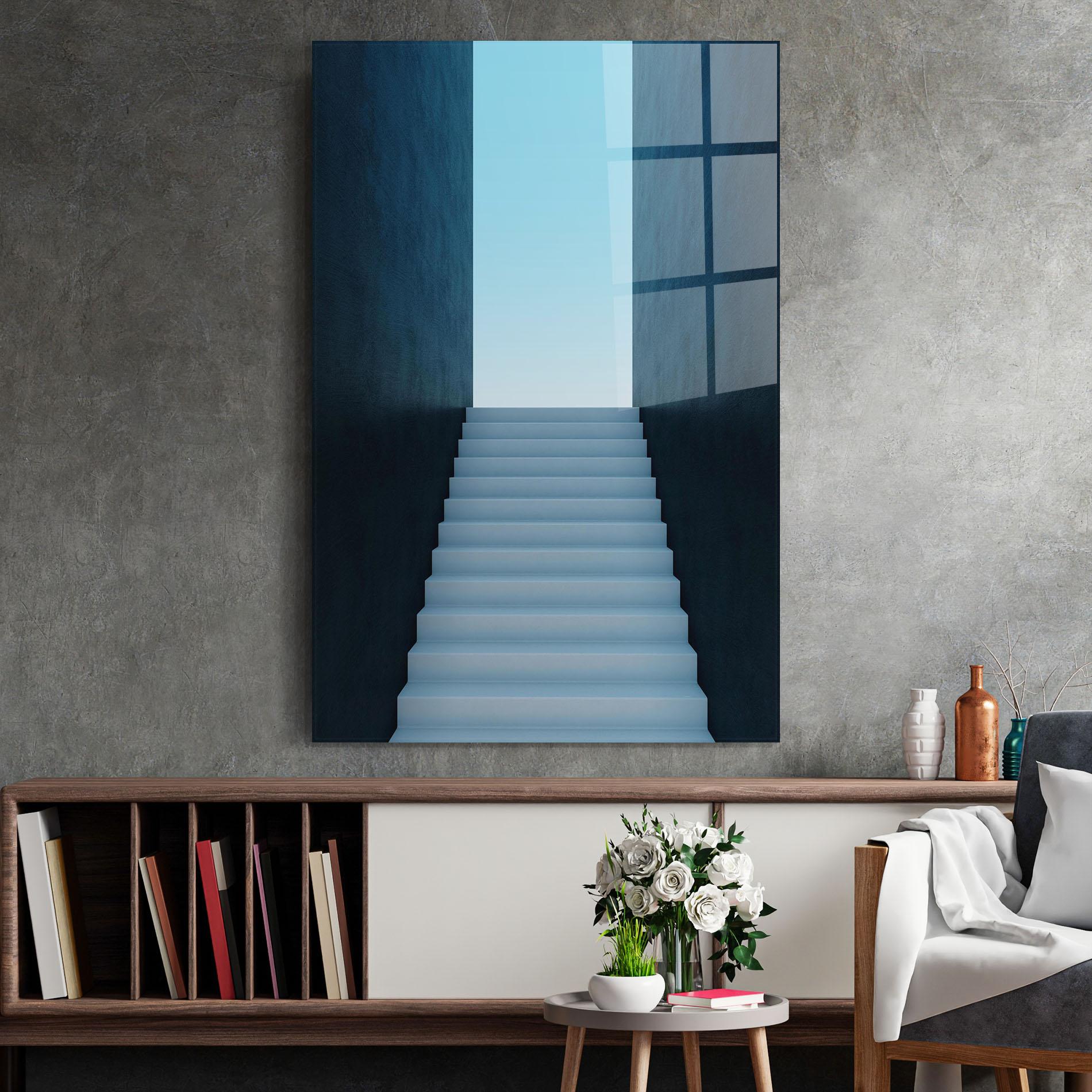Glasbild Forward Stairs mockup 2
