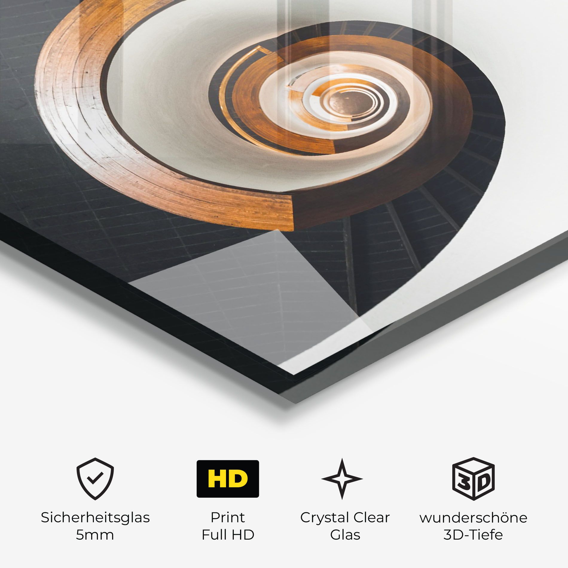 Black Spiral Stairs mockup 3