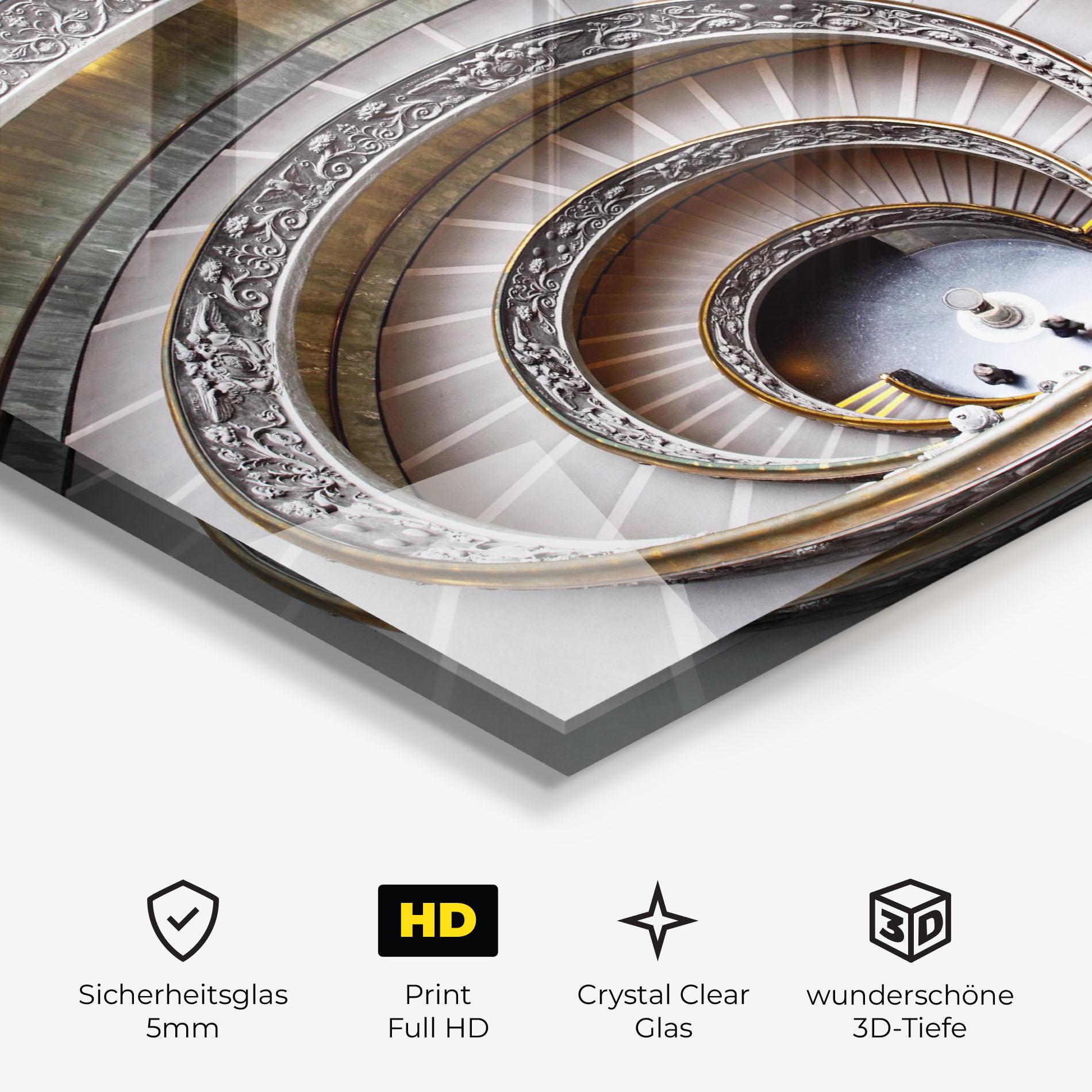 Glasbild Vatican Museum mockup 3