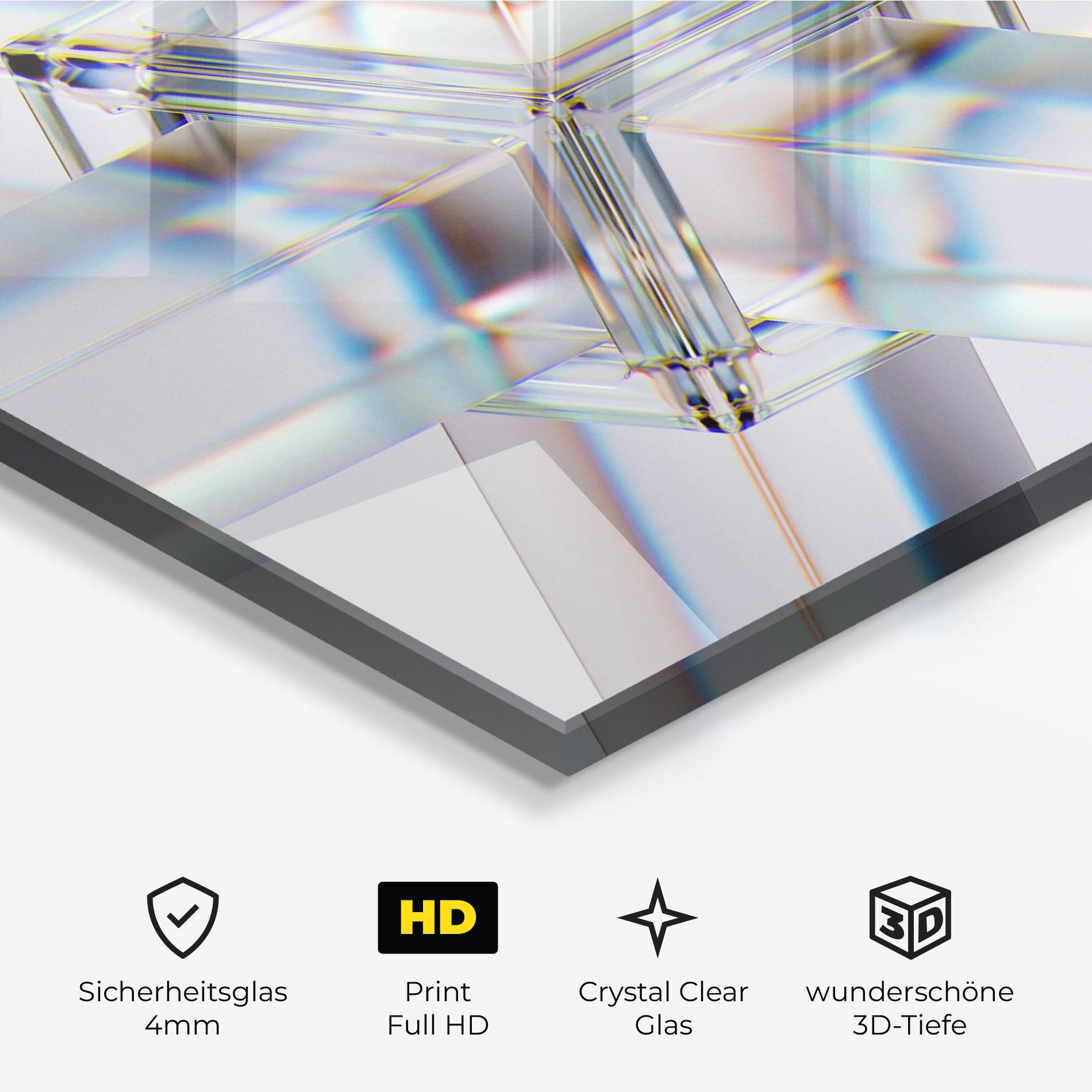 Glasbild Glass Shape mockup 3