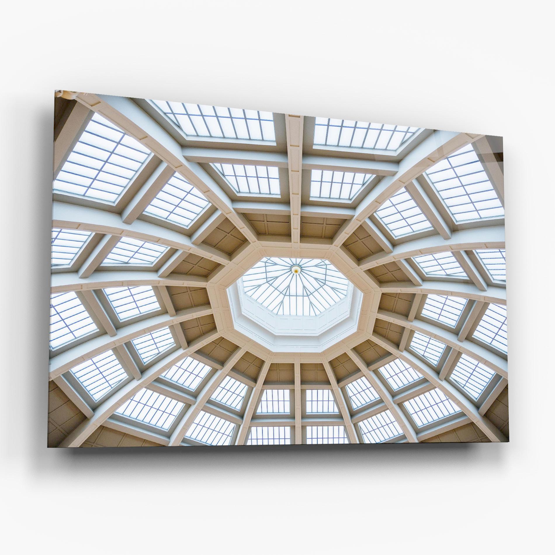 Glasbild Ceiling Dome mockup 6