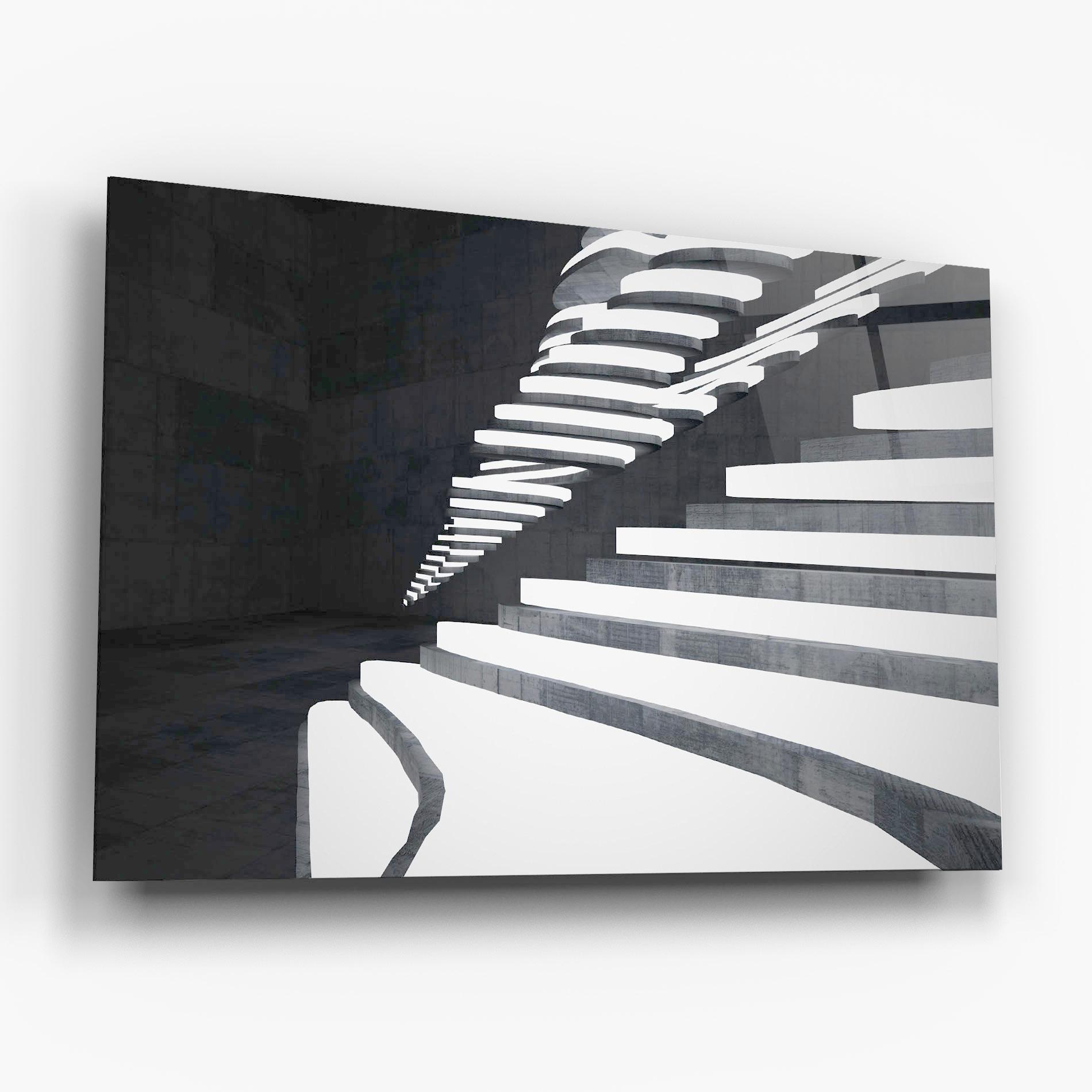 Glasbild Concrete Architecture mockup 6