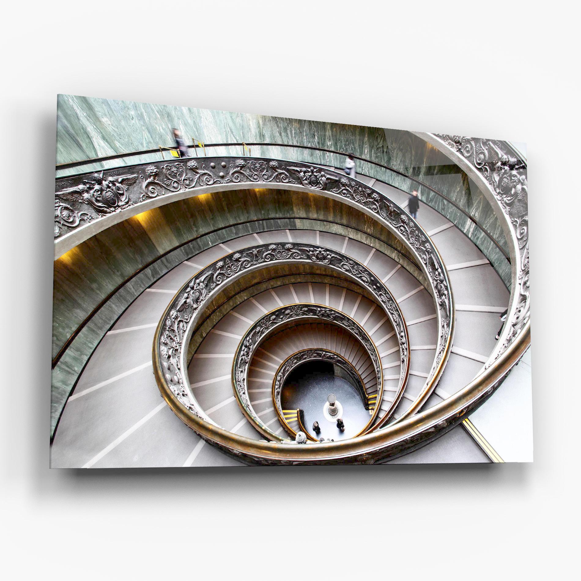 Glasbild Vatican Museum mockup 6