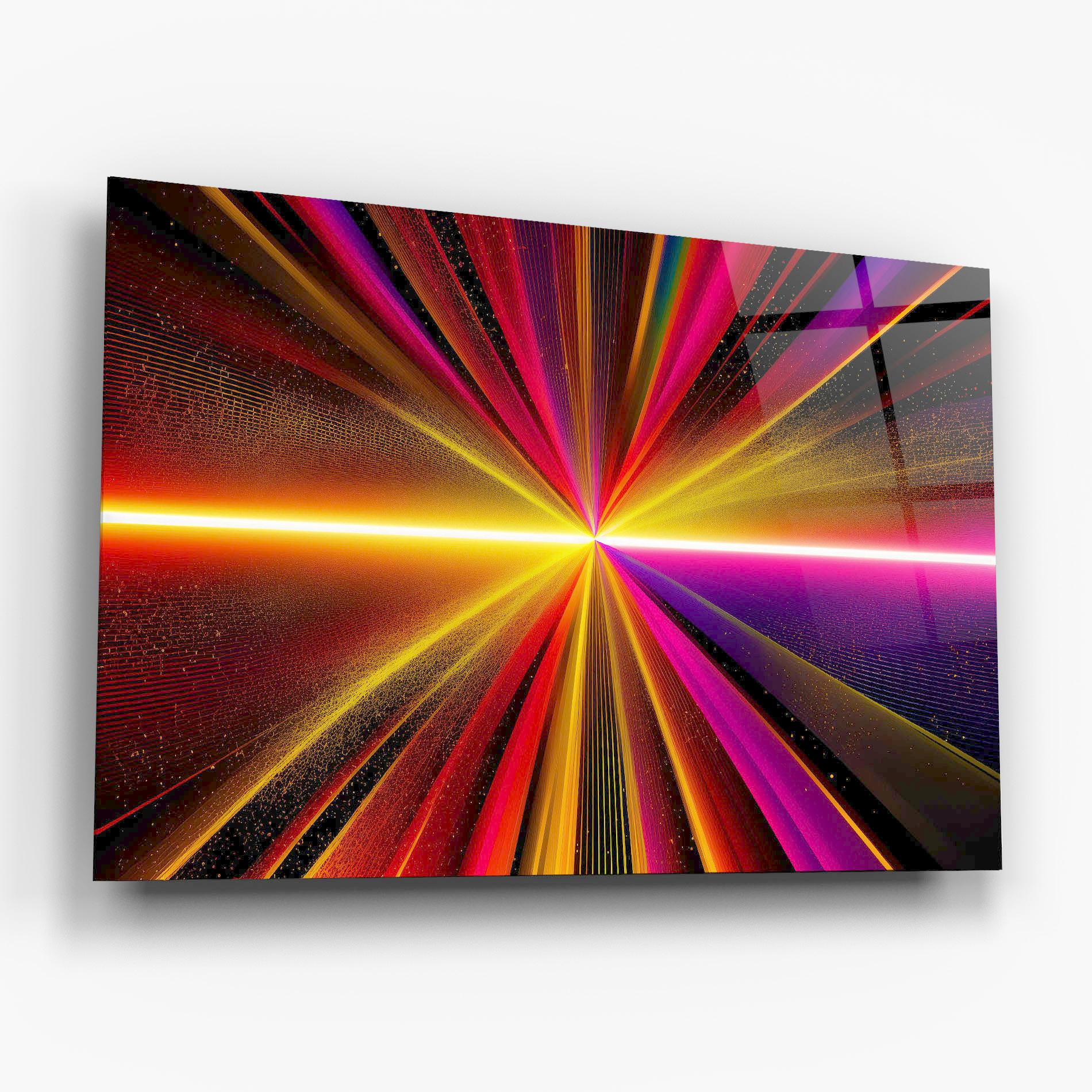 Glasbild White Light Mix mockup 6