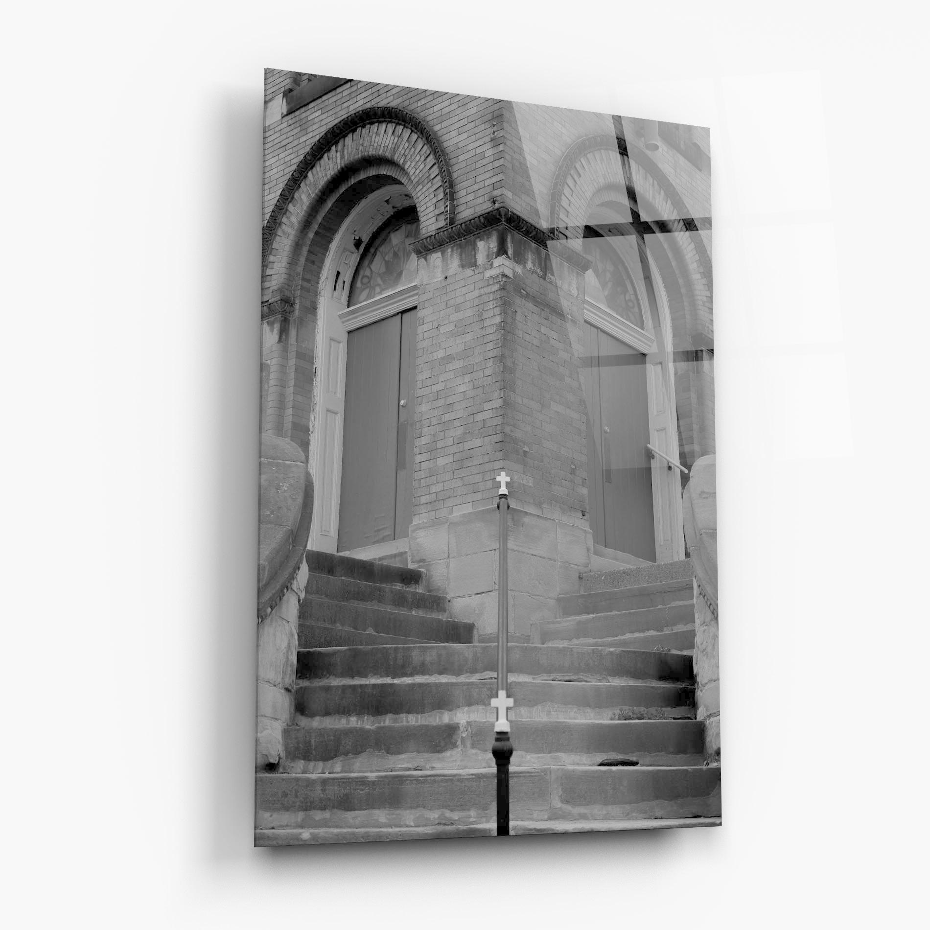 Glasbild Grey Dors mockup 6