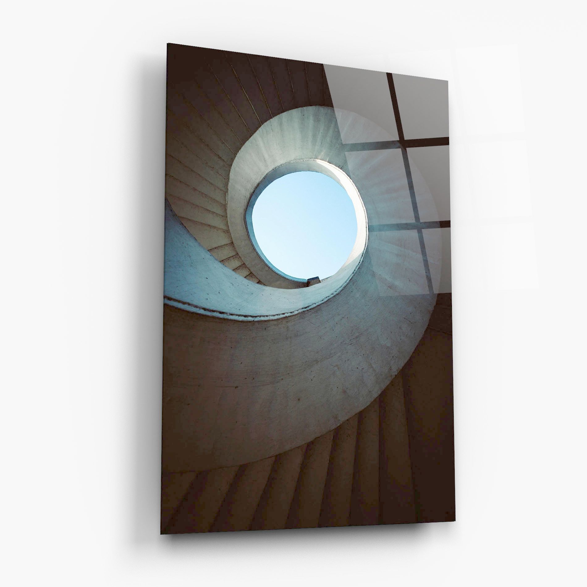 Spiral Cream Stairs mockup 6
