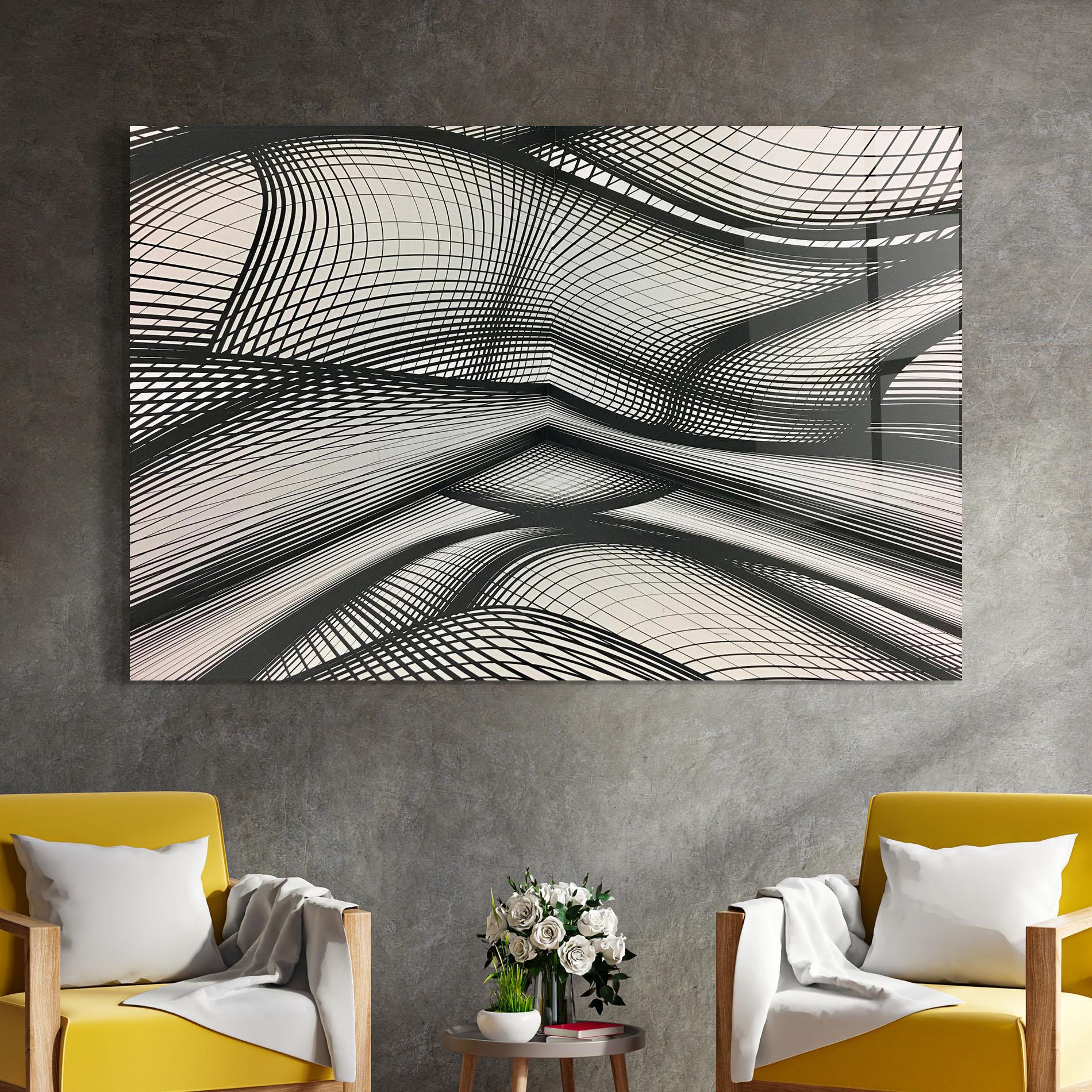 Glasbild Room Drawing mockup 4