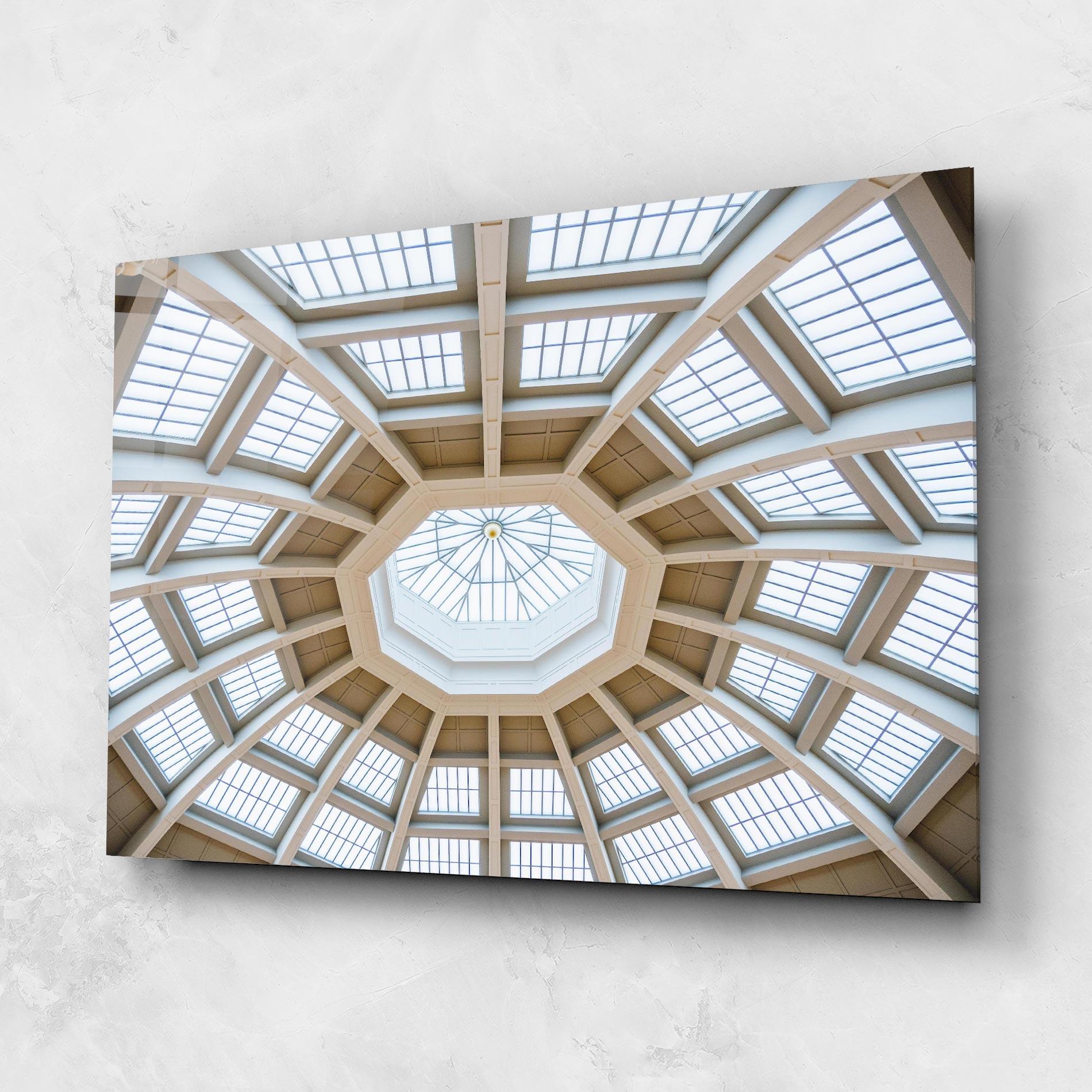 Glasbild Ceiling Dome mockup 1