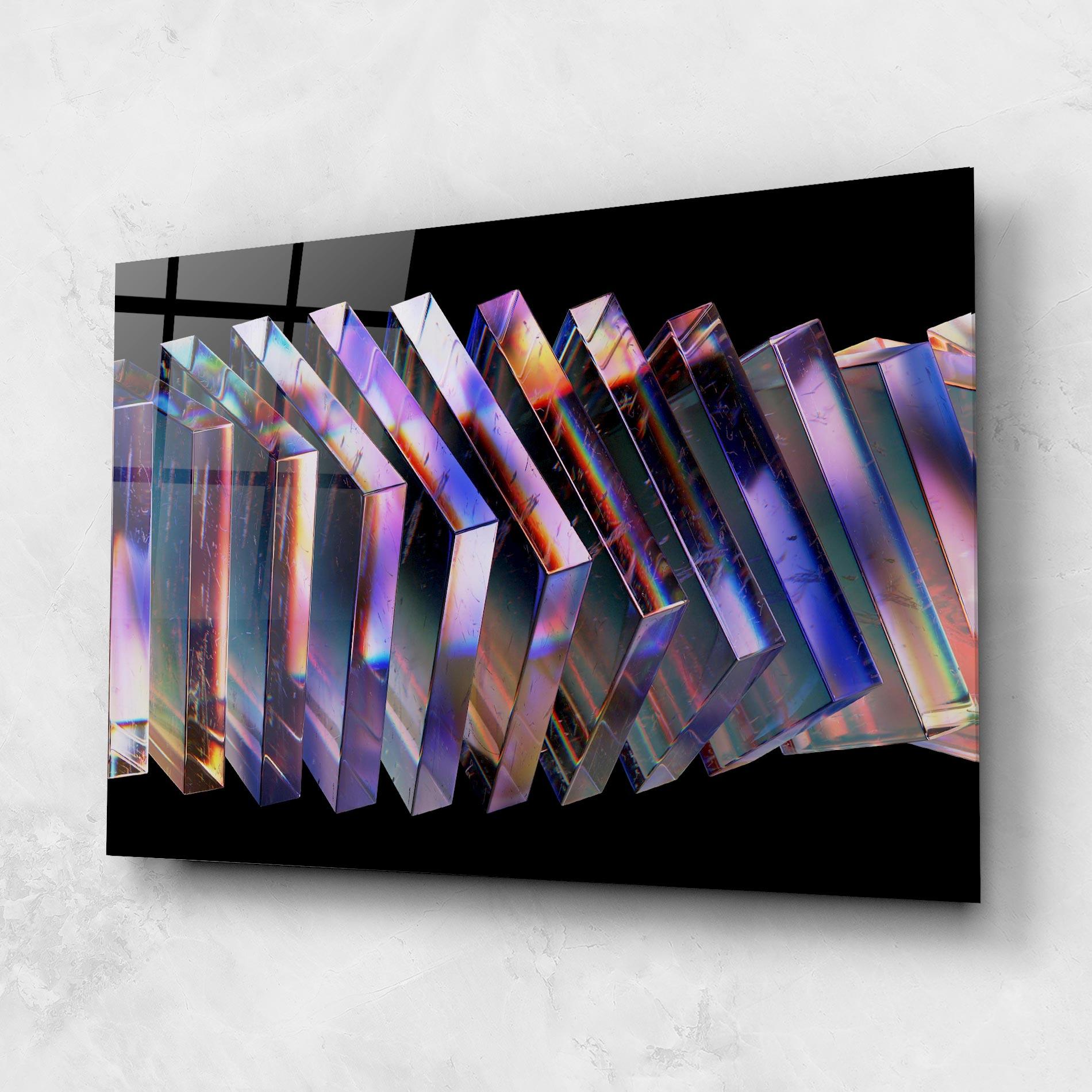 Glasbild Square Glass Floating mockup 1