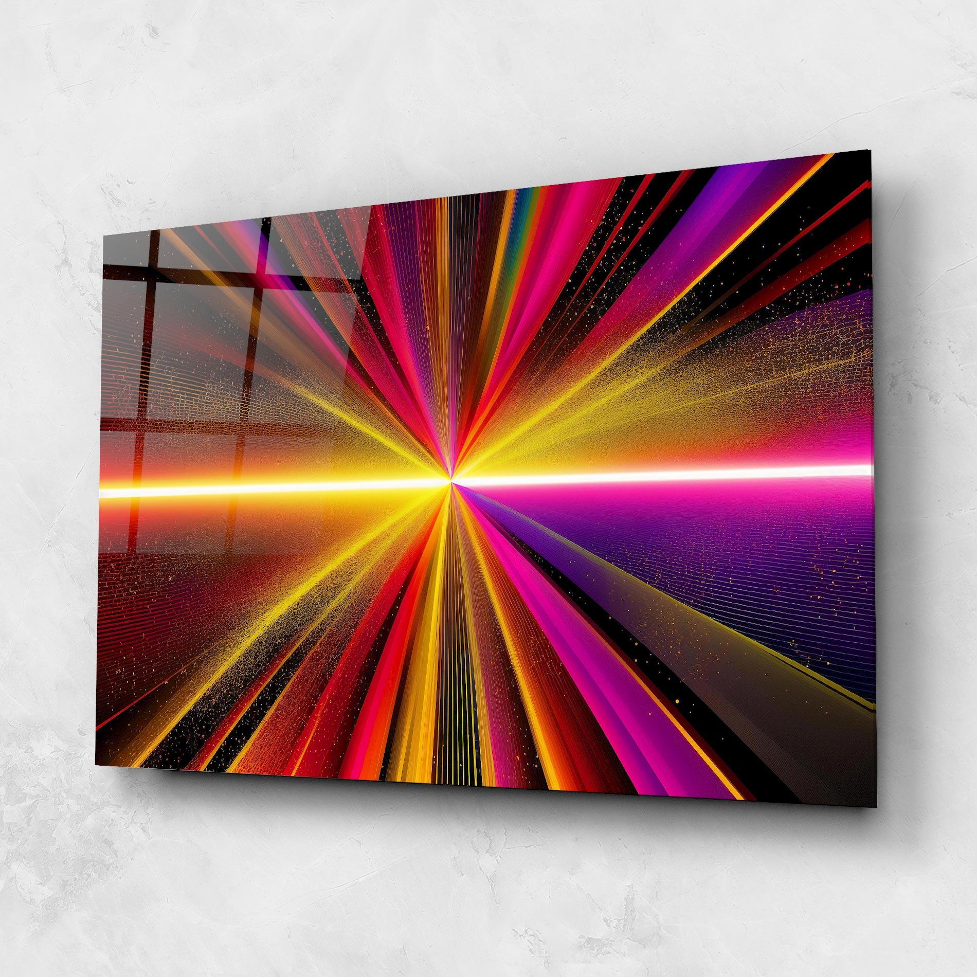 Glasbild White Light Mix mockup 1