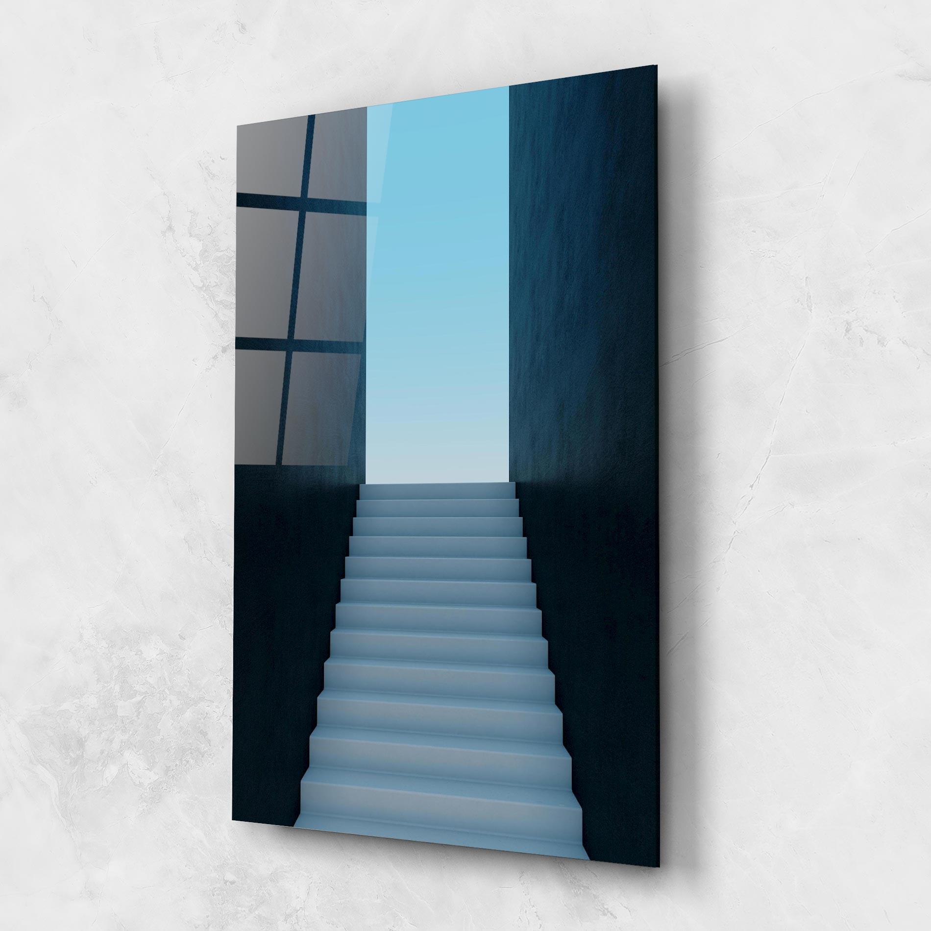 Glasbild Forward Stairs mockup 1