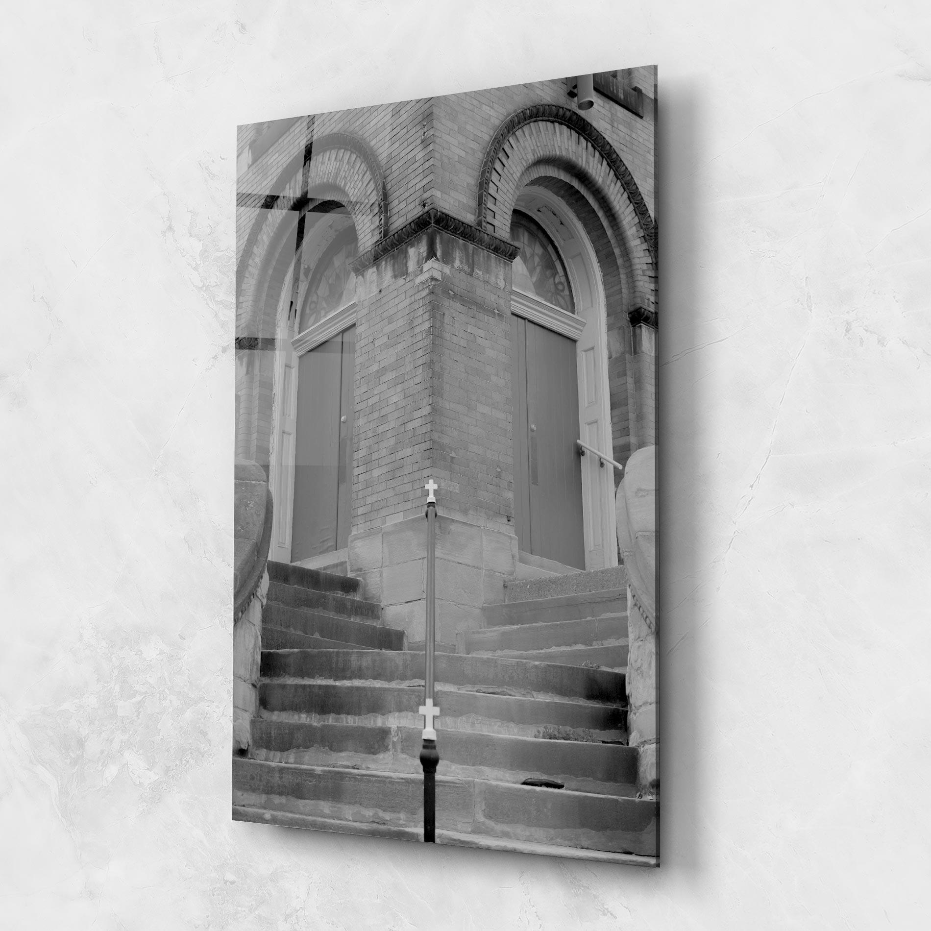 Glasbild Grey Dors mockup 1