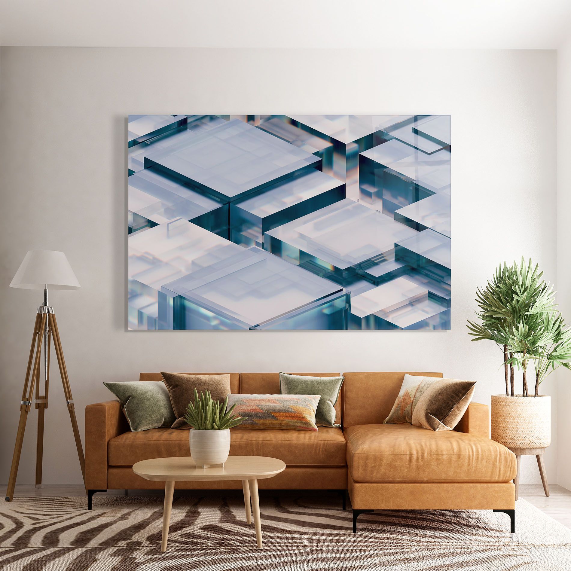 Square Glass mockup 7