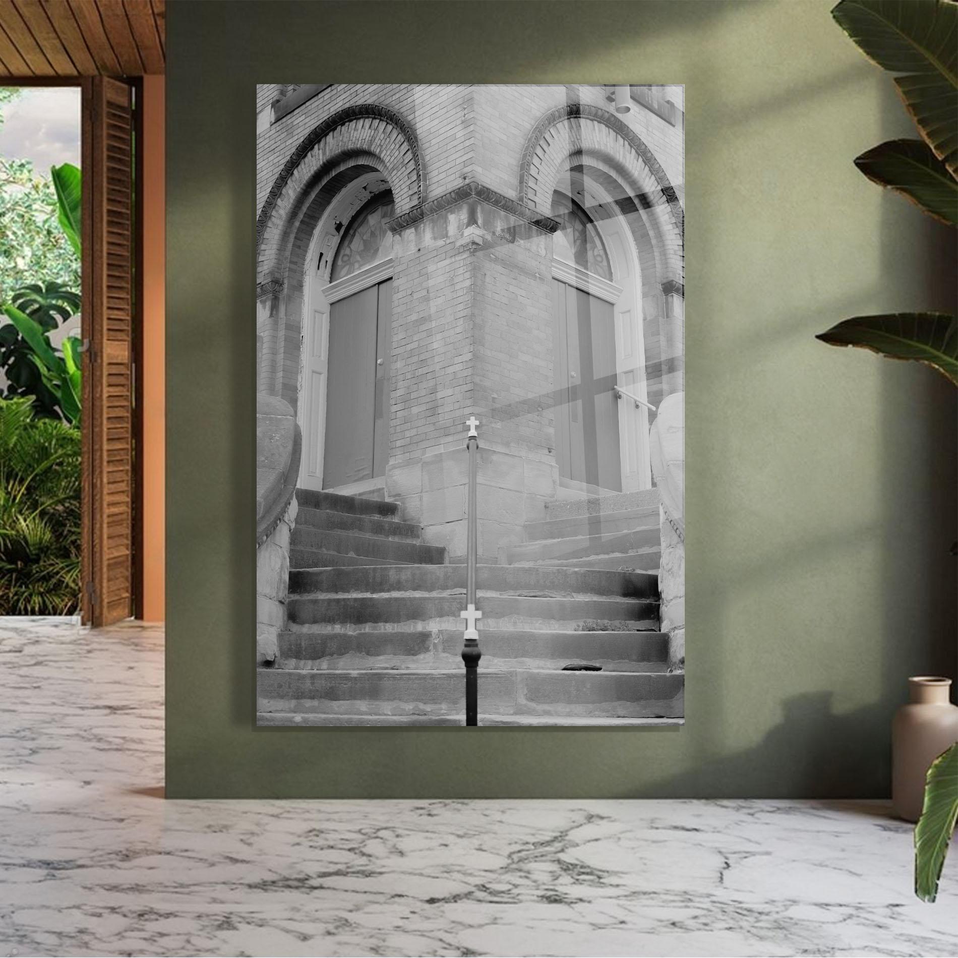 Glasbild Grey Dors mockup 7