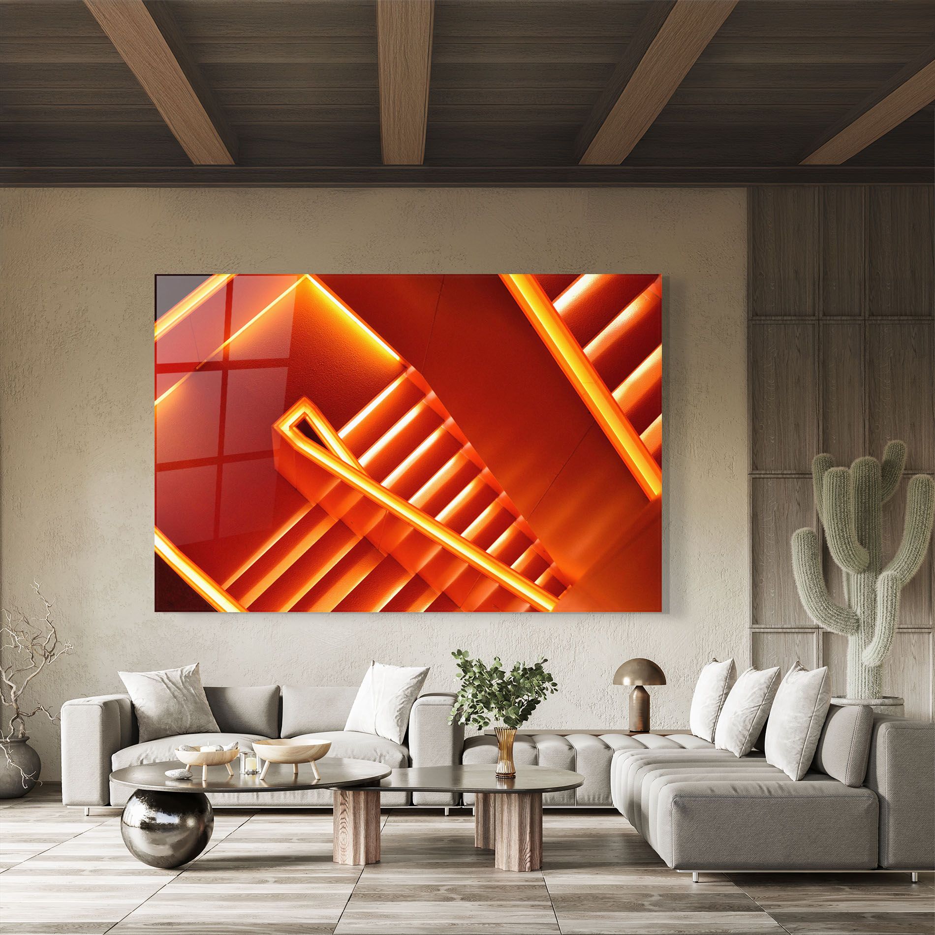Orange Stairs mockup 8