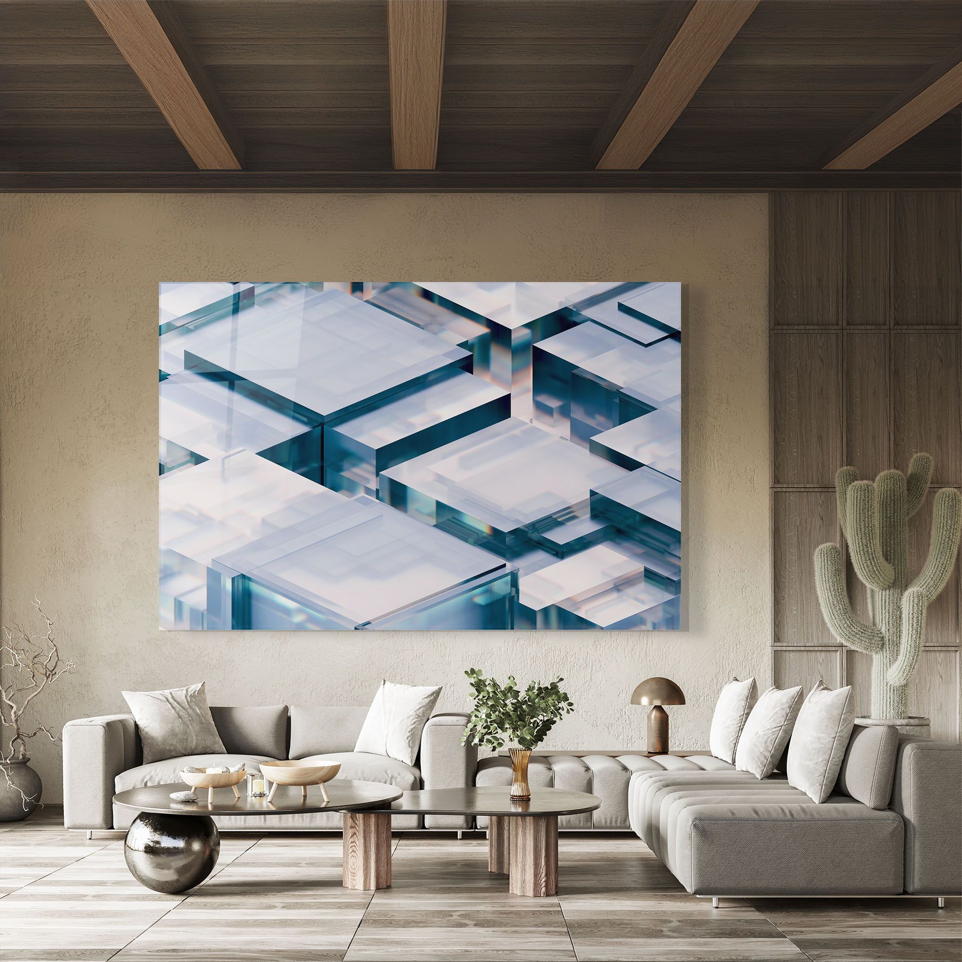 Square Glass mockup 8