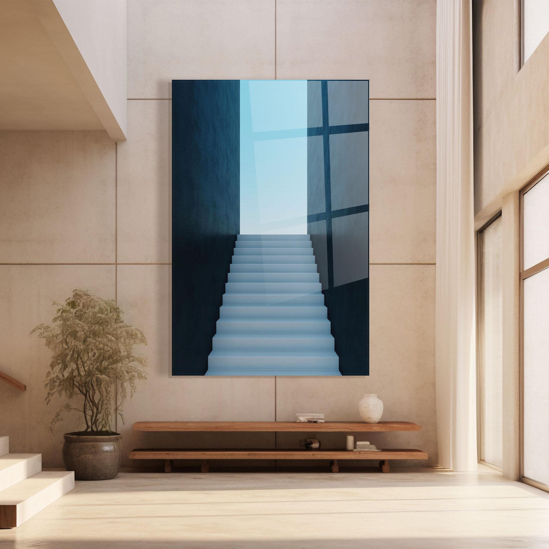 Glasbild Forward Stairs mockup 8