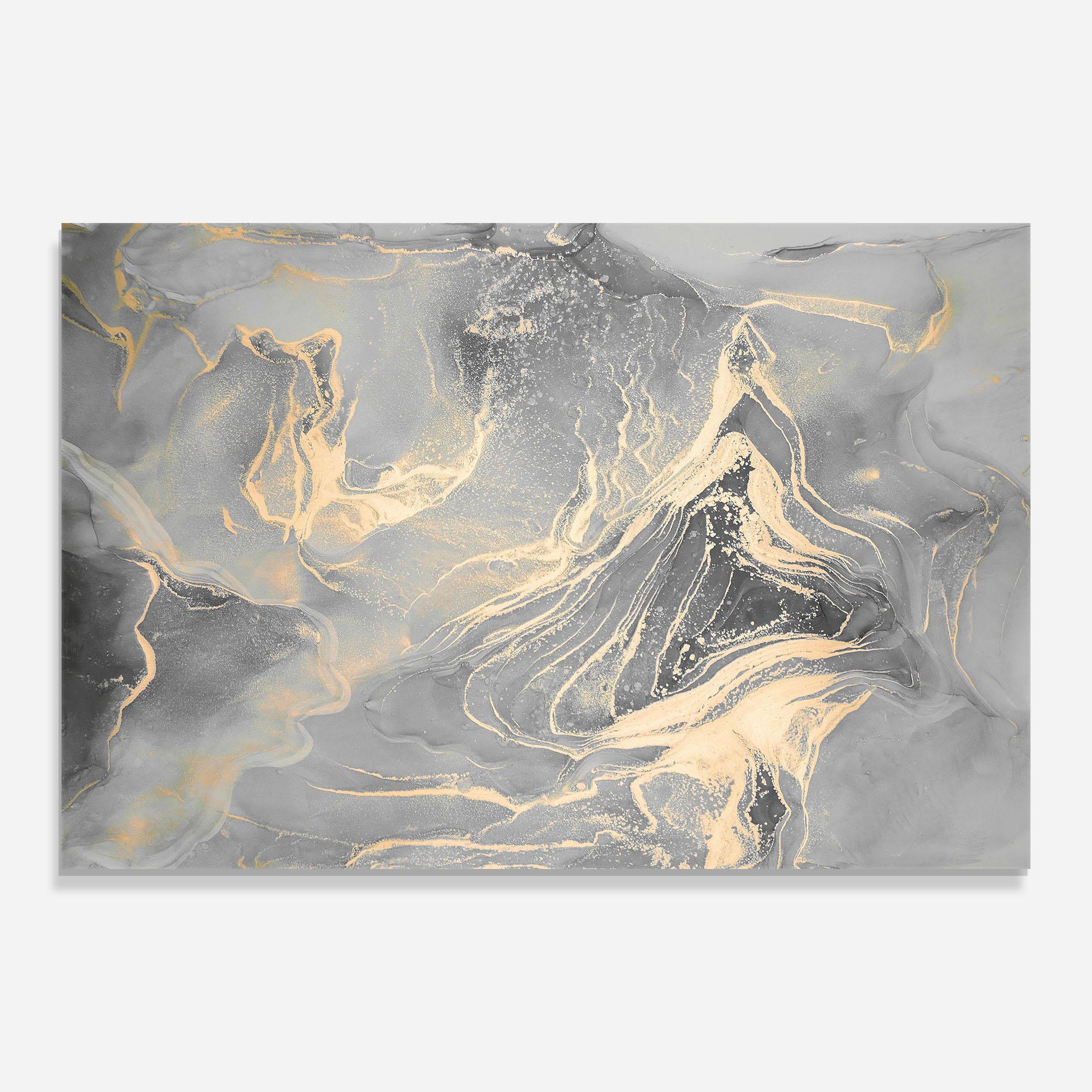 Glasbild Abstract Illusion mockup 0