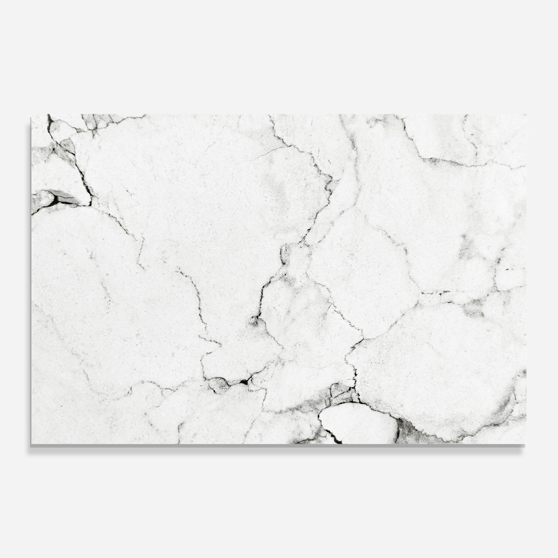 Glasbild White Marble Grey mockup 0