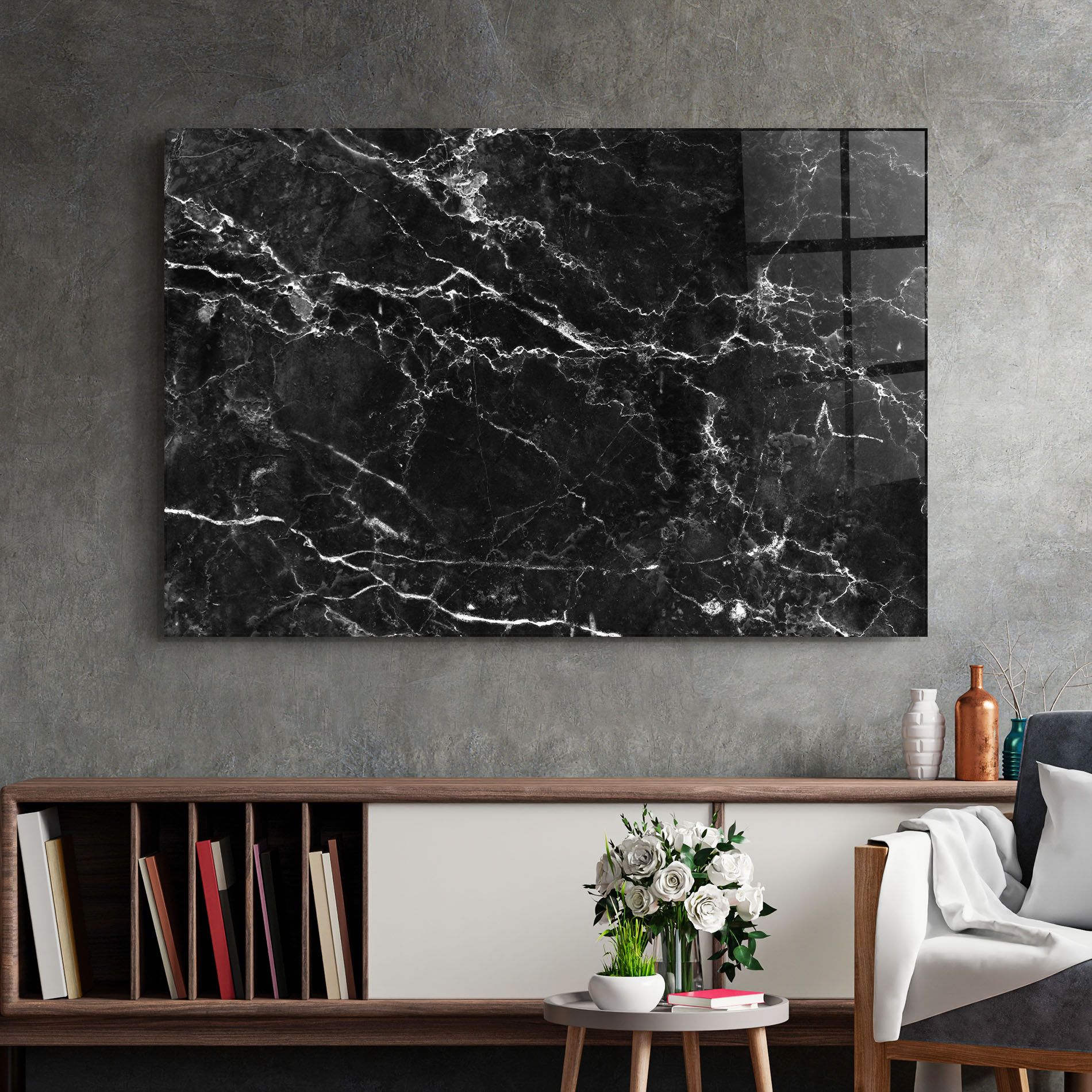 Black White Marble mockup 2