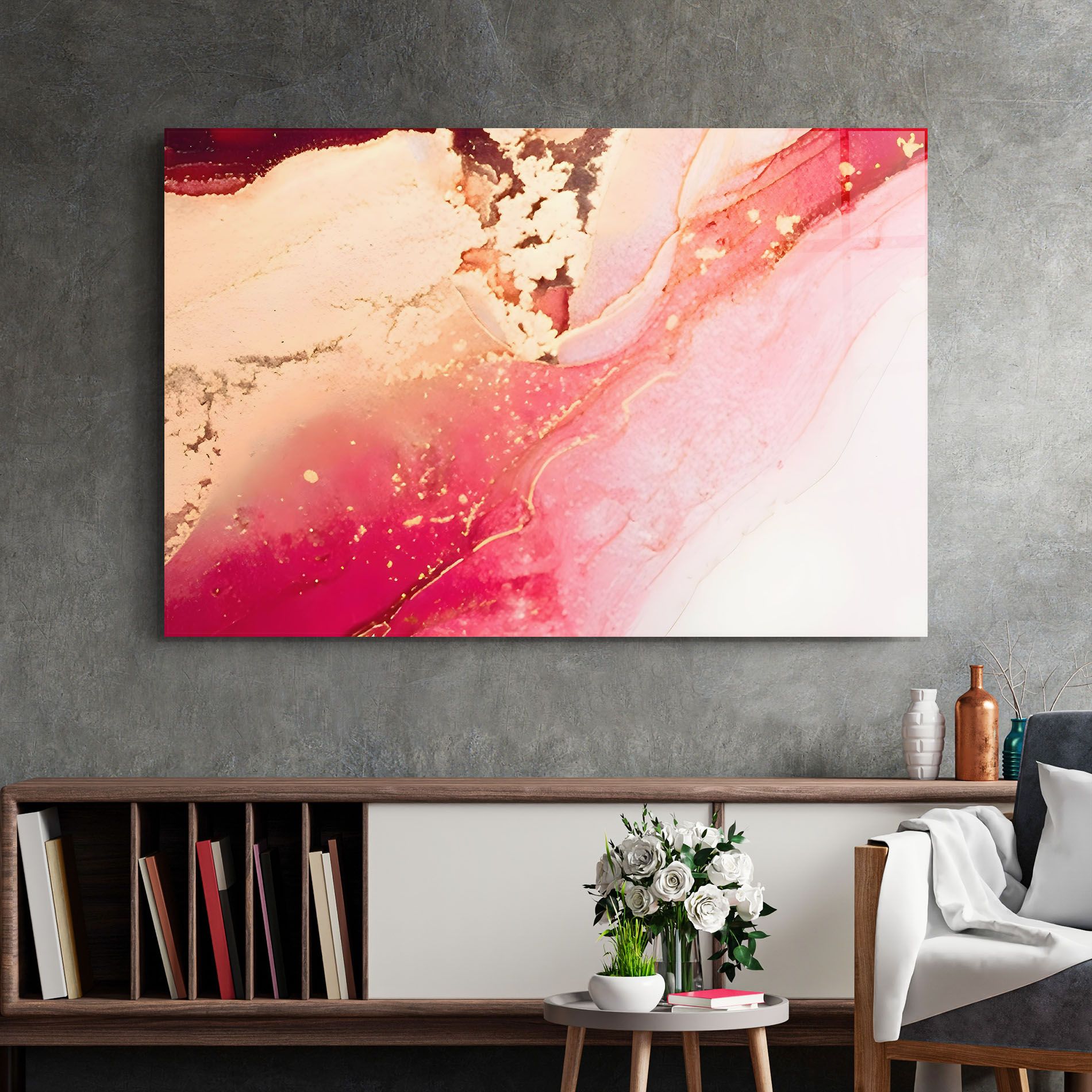 Dark Pink Marble mockup 2