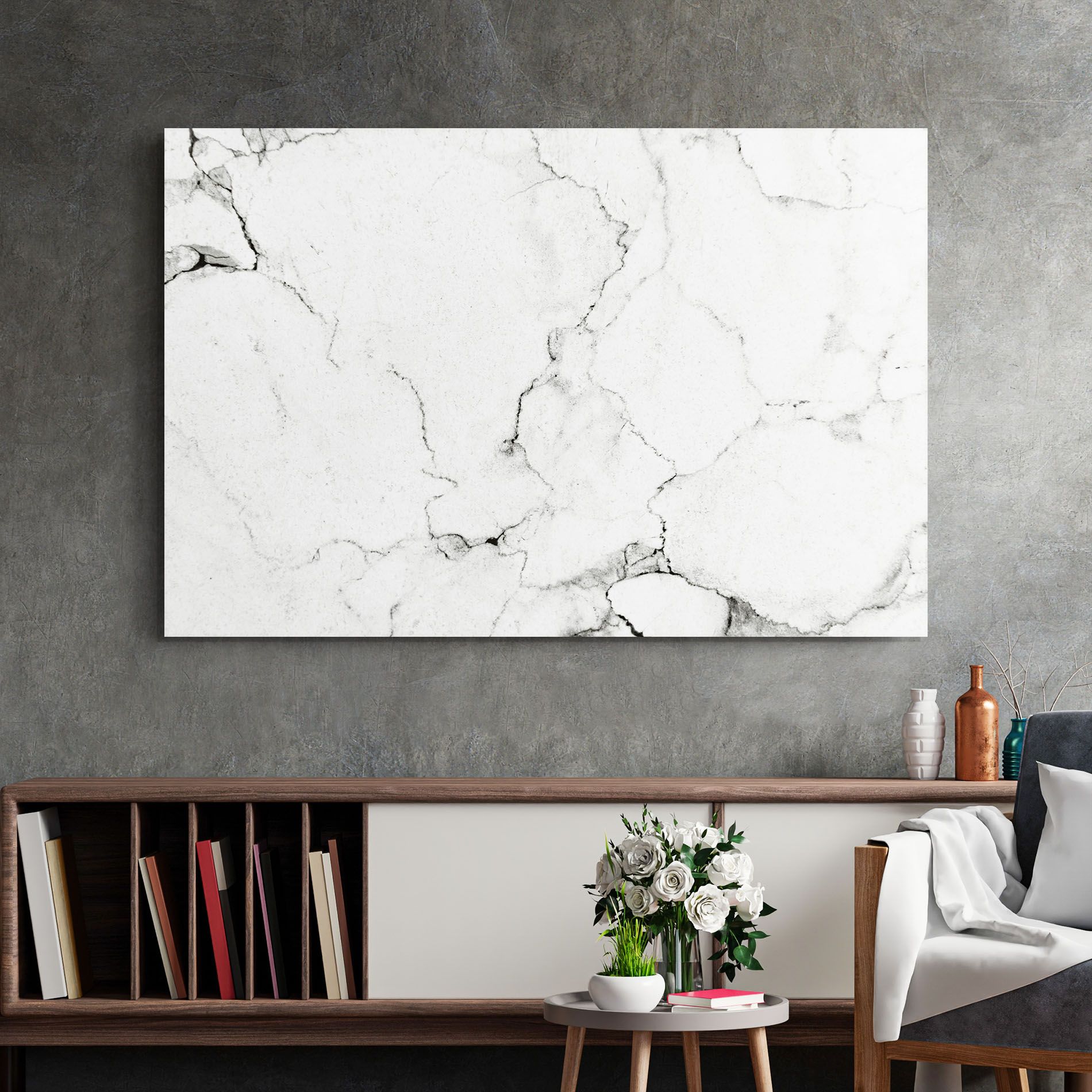 White Marble Grey mockup 2