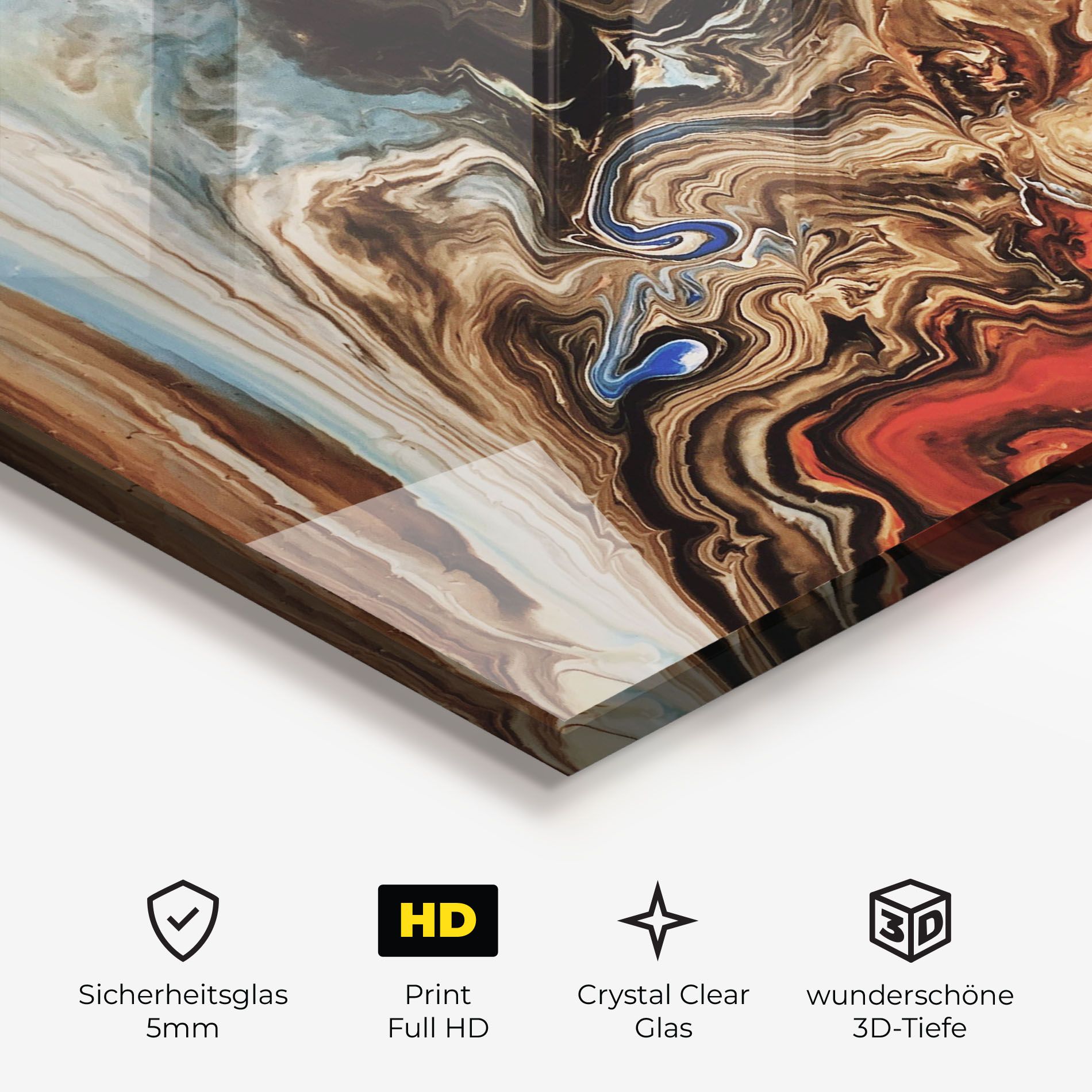 Abstract Waterfall mockup 3