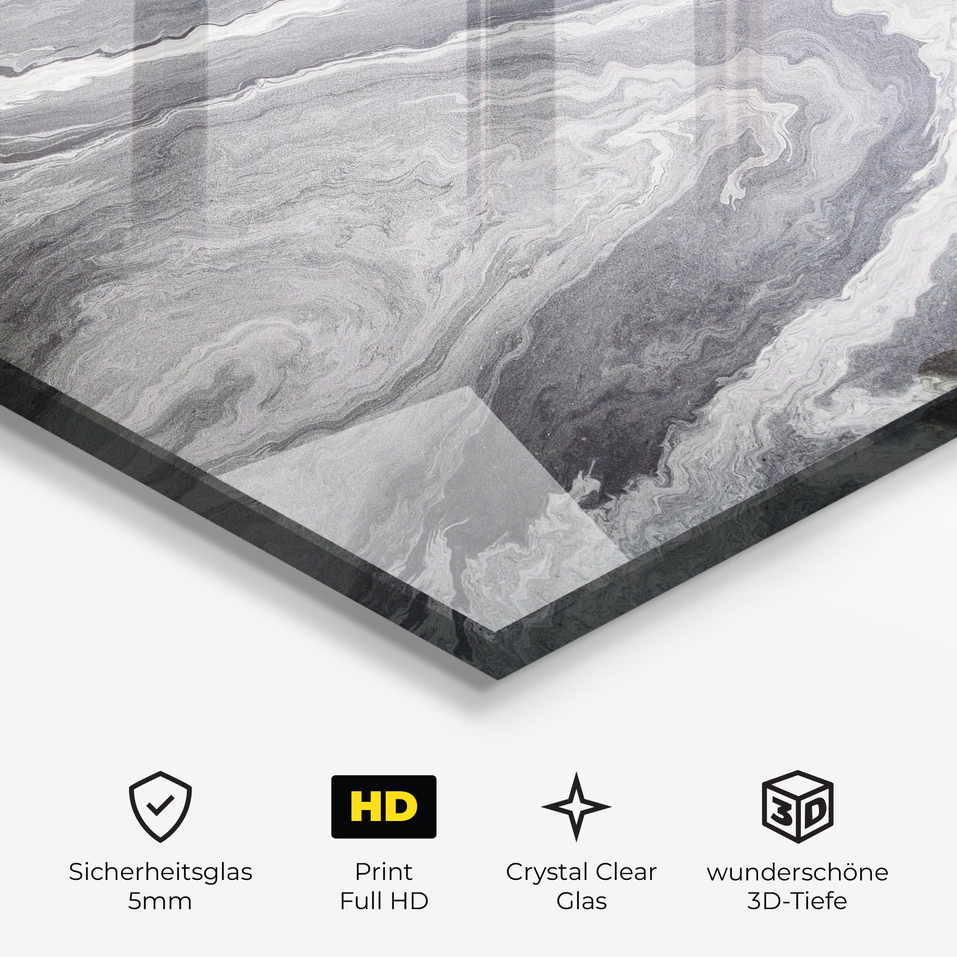 Grey Liquid Marble mockup 3