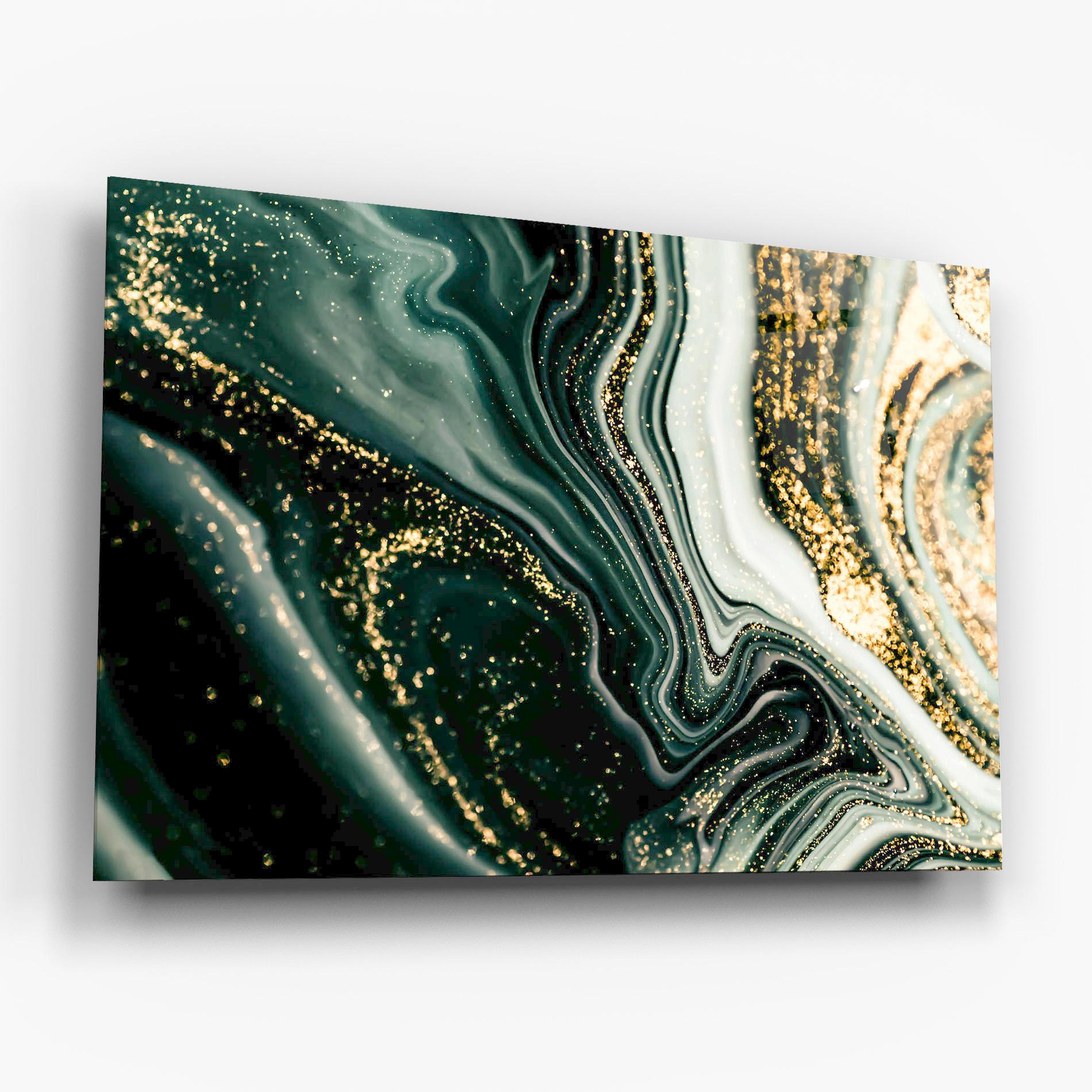 Glasbild Abstract Shades mockup 6