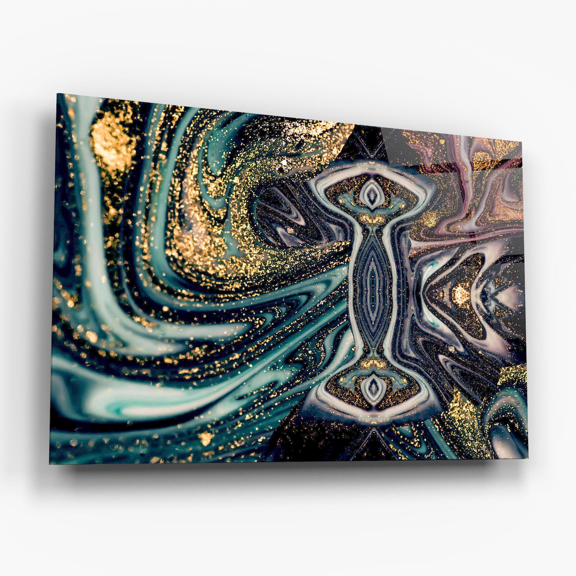 Glasbild Abstract Texture mockup 6