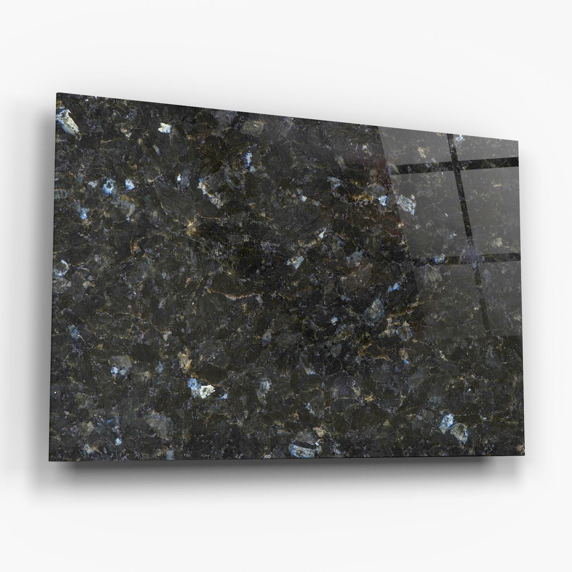 Glasbild Dark Grey Marble mockup 6