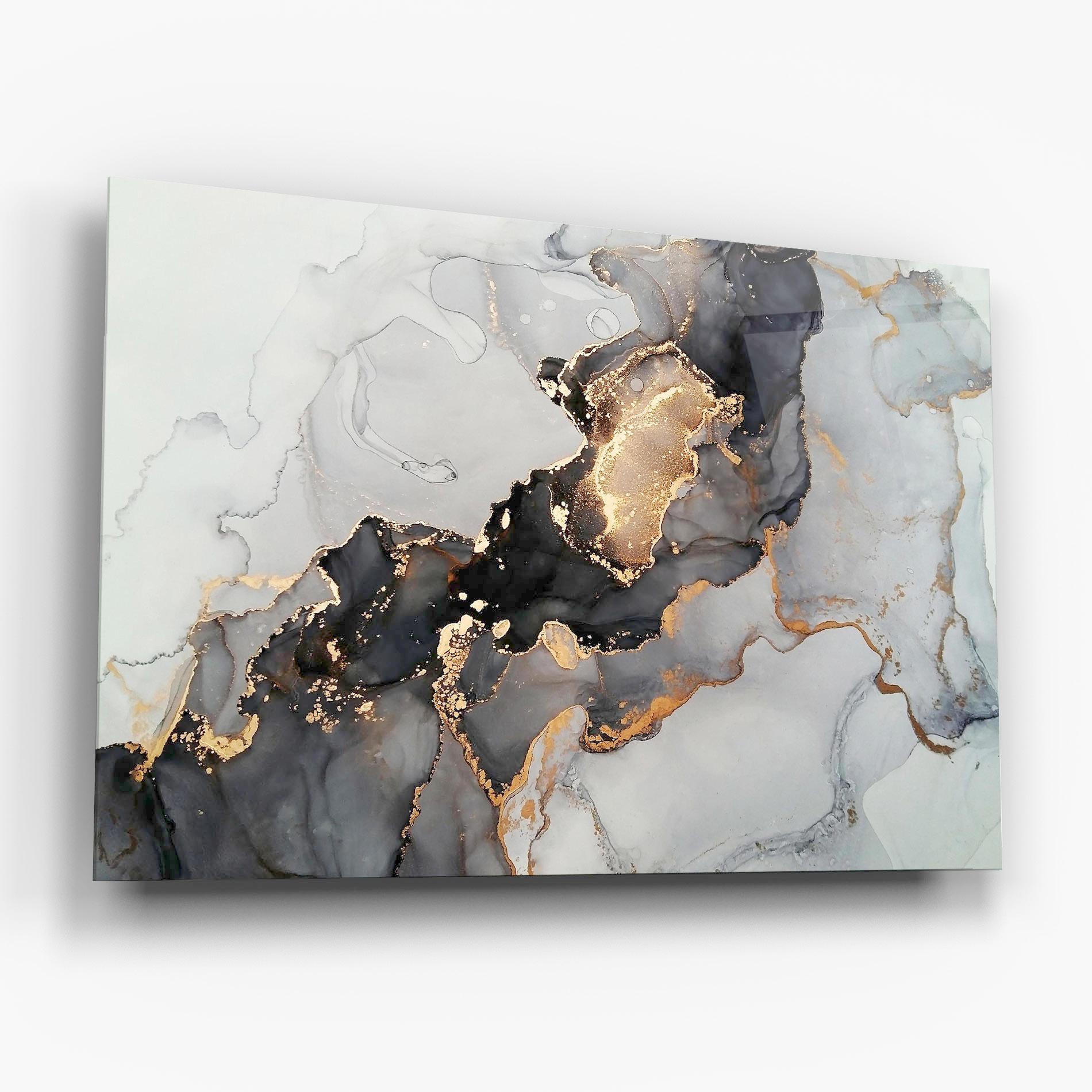 Glasbild Marble Shades mockup 6