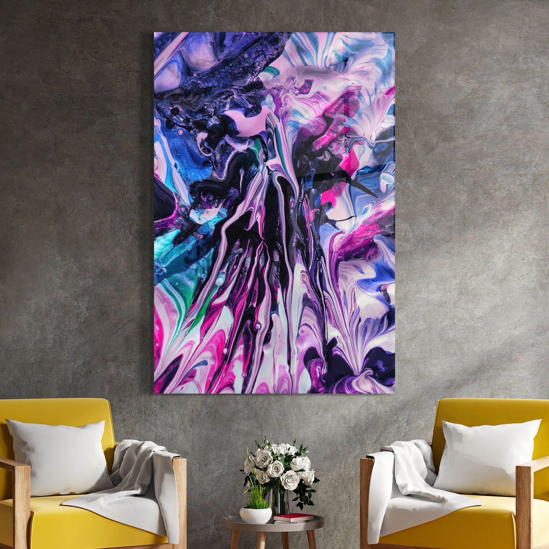 Abstract Rose Colours mockup 4