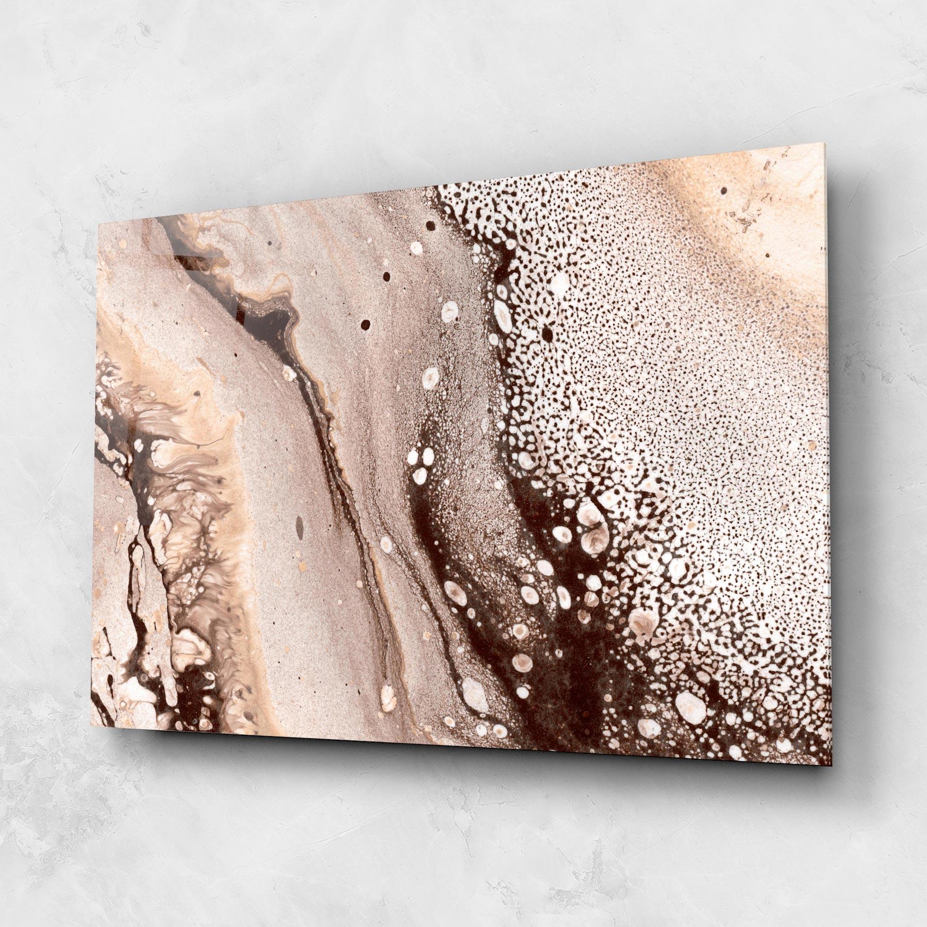 Glasbild Abstract Color mockup 1