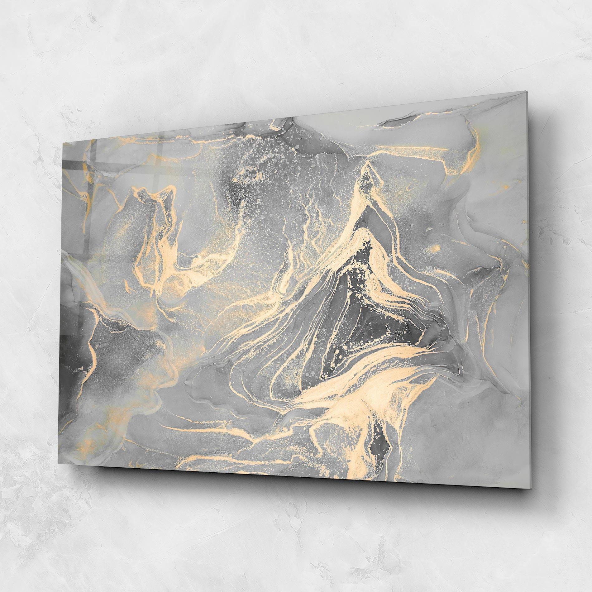 Glasbild Abstract Illusion mockup 1