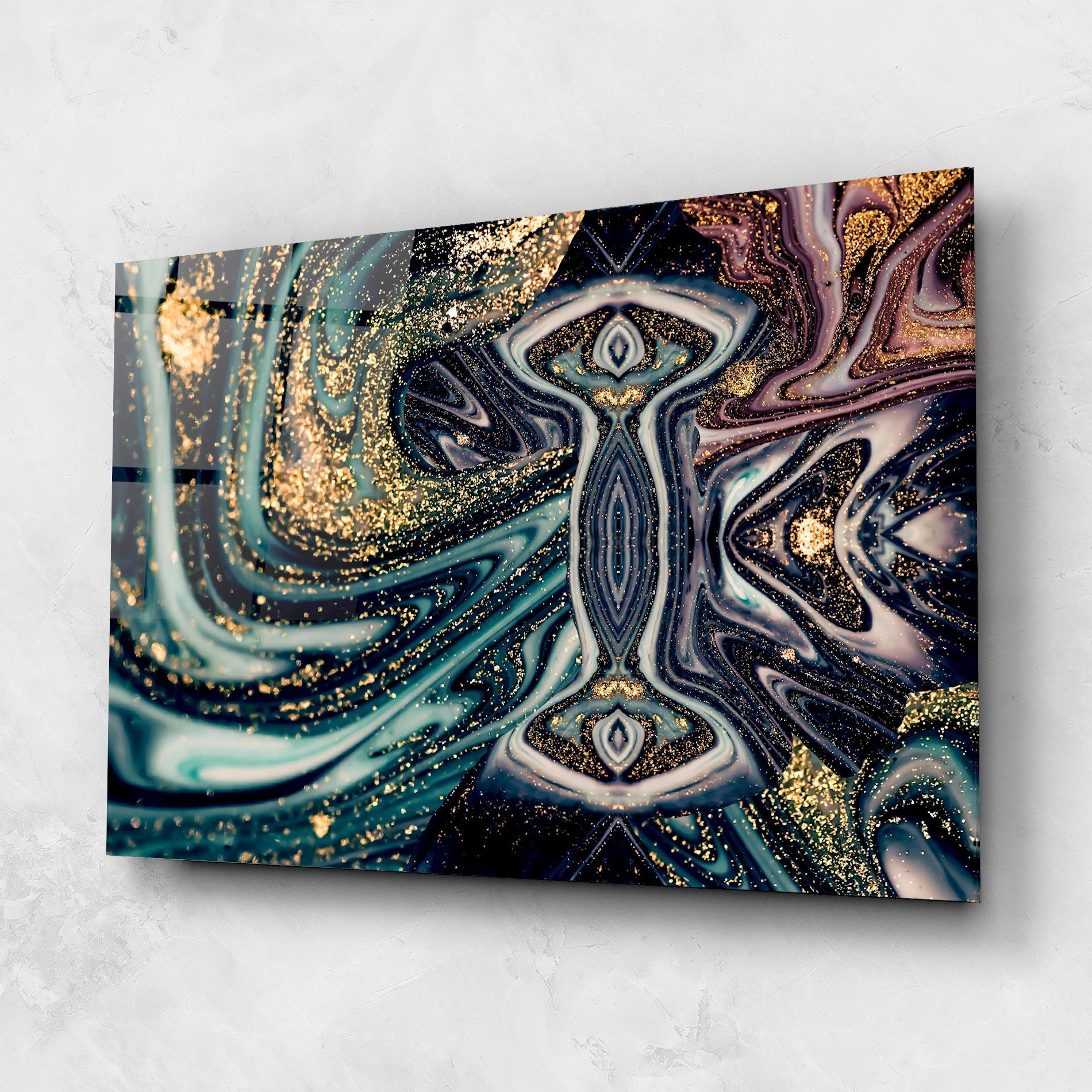 Glasbild Abstract Texture mockup 1