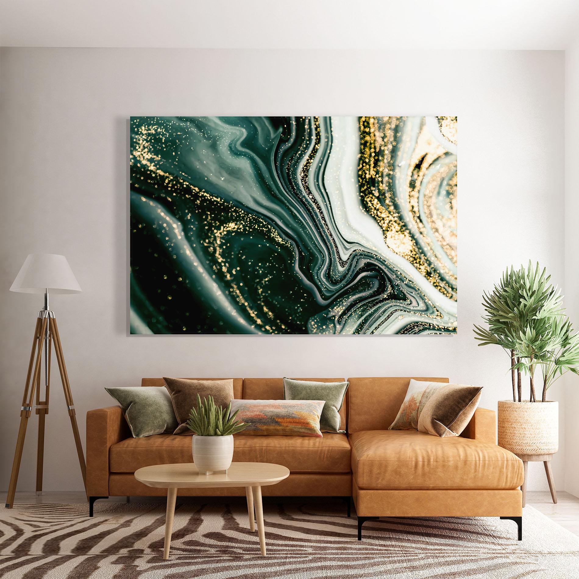 Glasbild Abstract Shades mockup 7