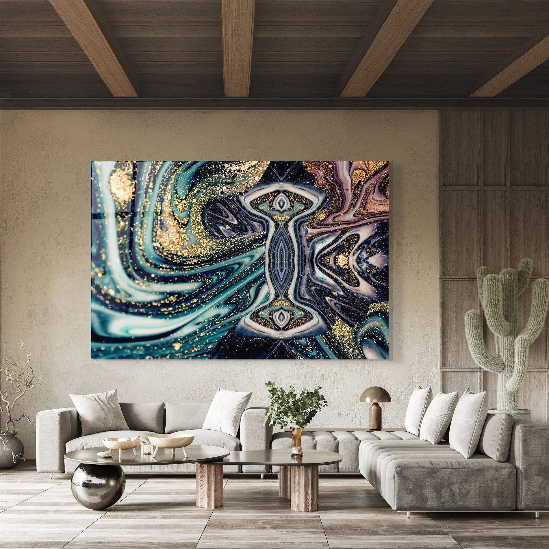 Glasbild Abstract Texture mockup 8