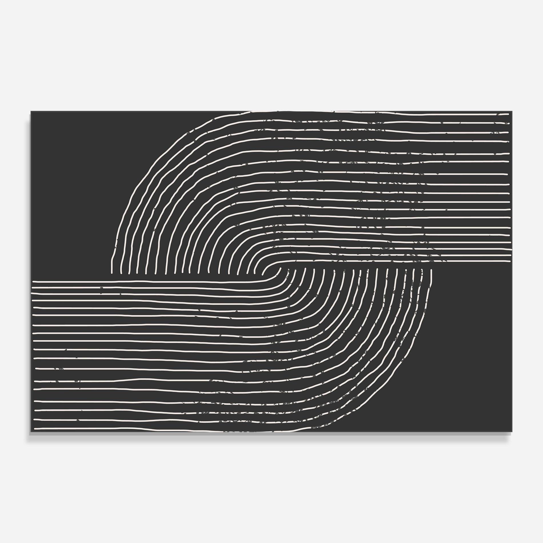 Glasbild Minimalist Circle mockup 0