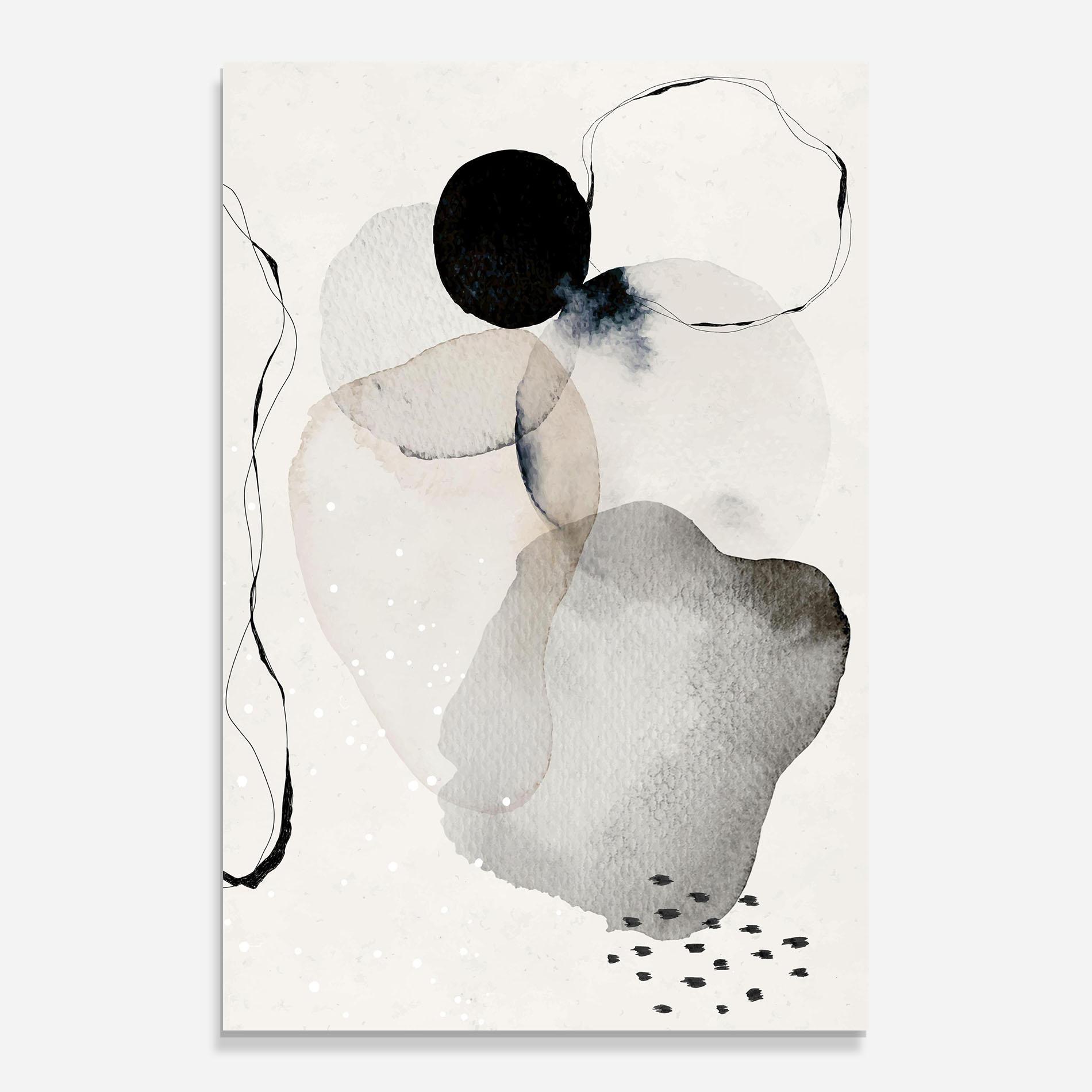 Glasbild Water Color Art mockup 0