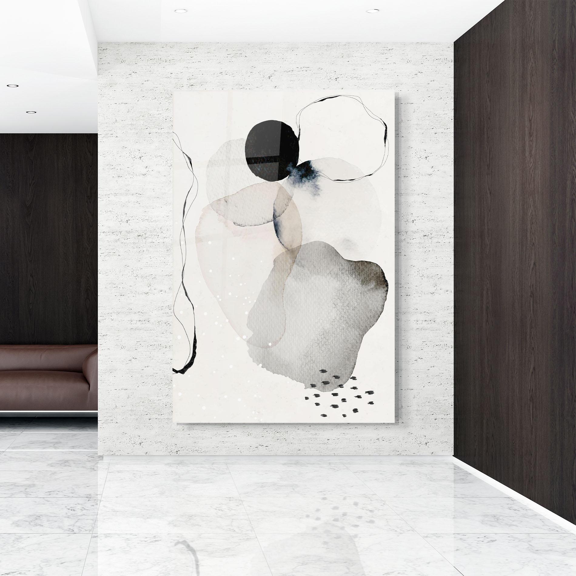 Glasbild Water Color Art mockup 9