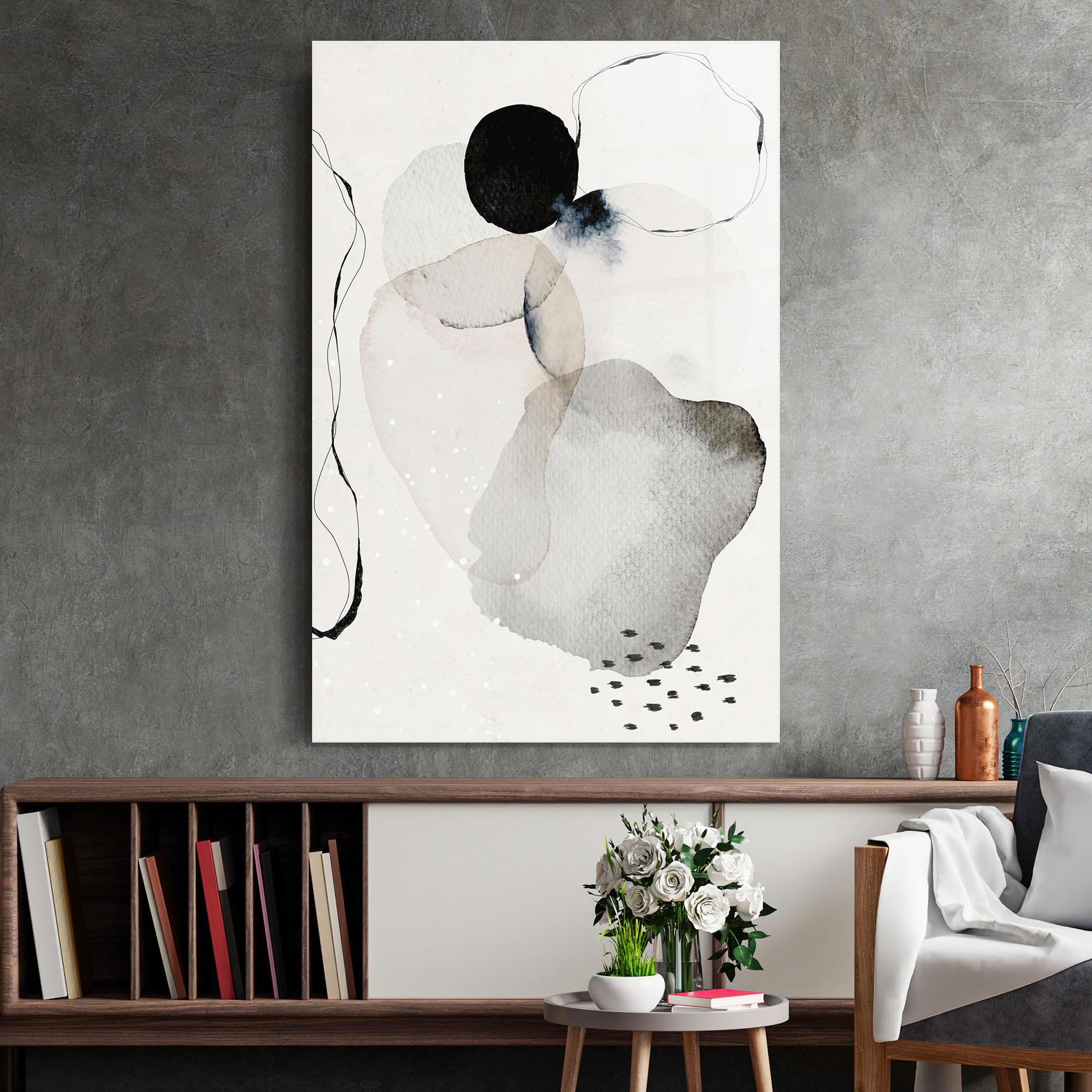 Glasbild Water Color Art mockup 2