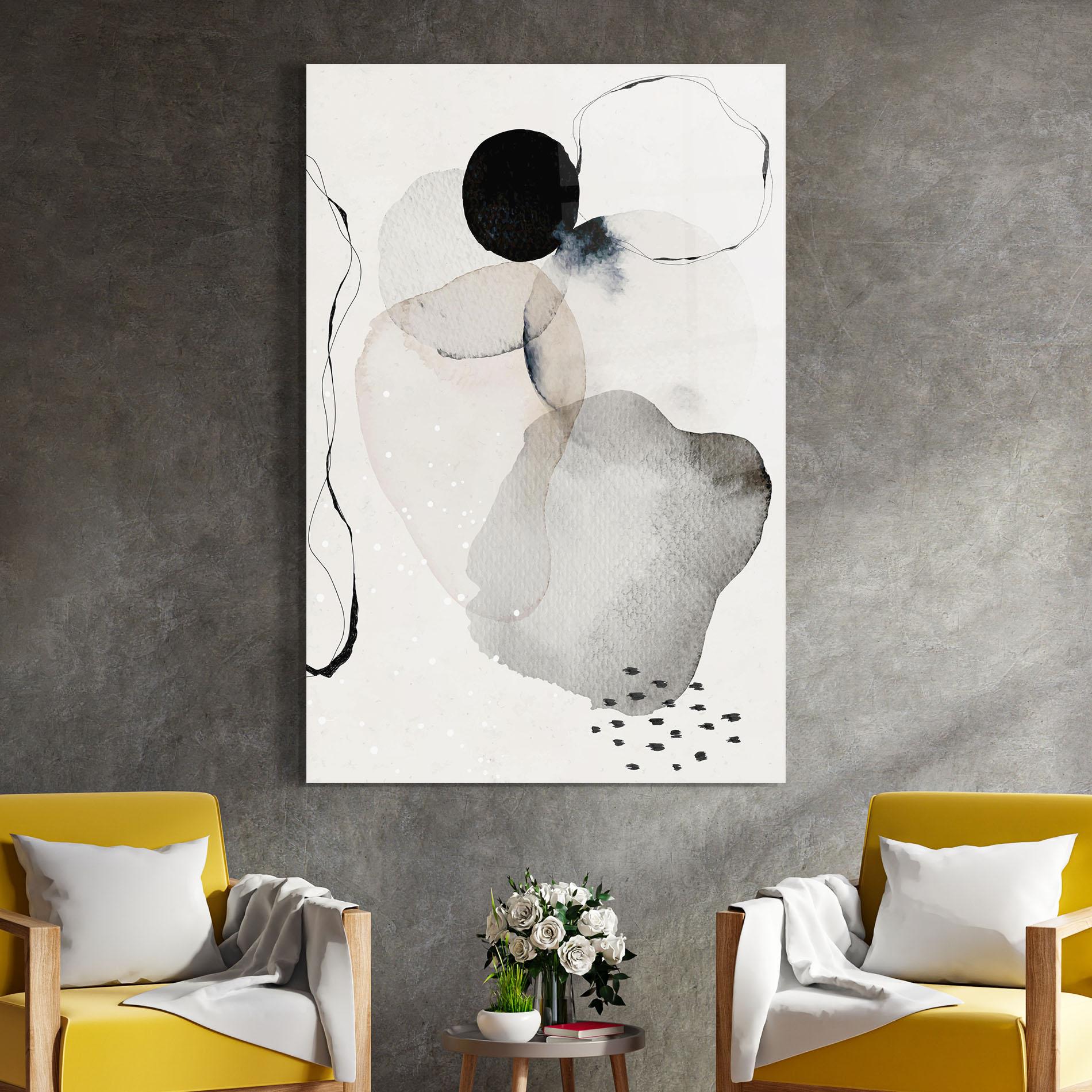 Glasbild Water Color Art mockup 4