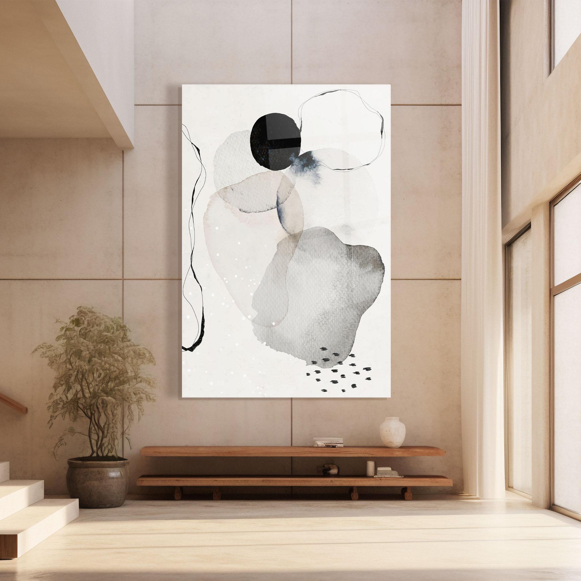 Glasbild Water Color Art mockup 8