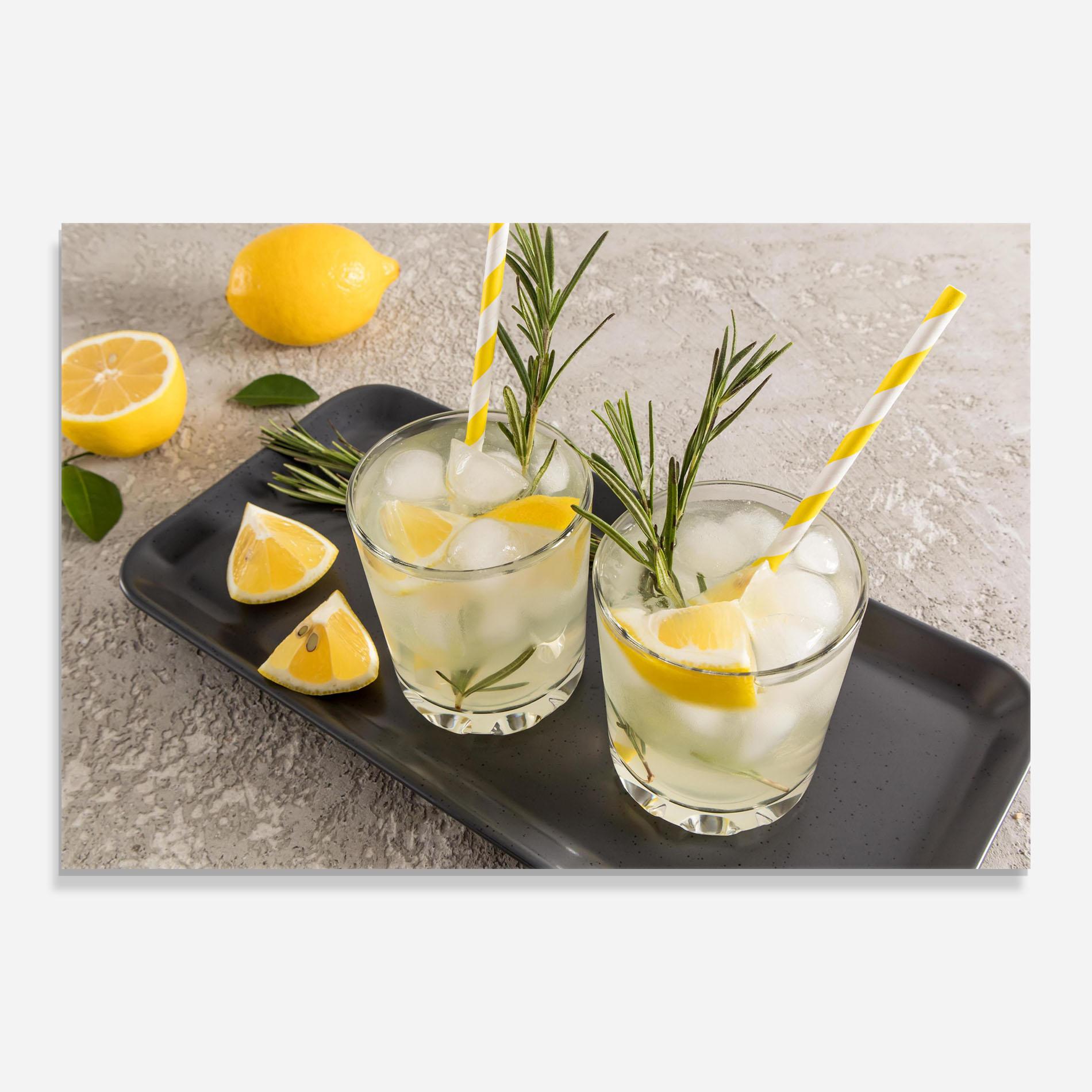 Glasbild Fruit Vitamin Water mockup 0