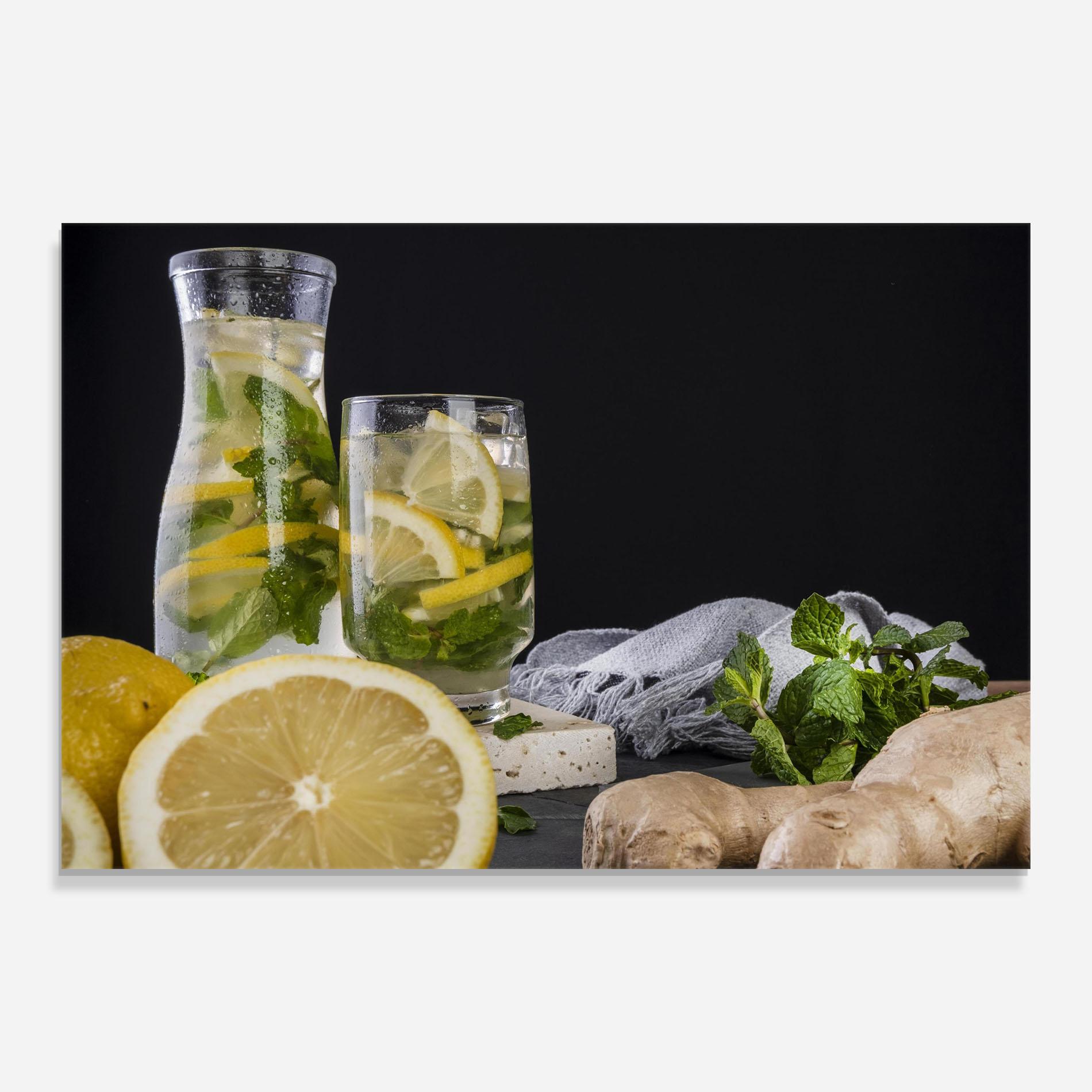 Glasbild Ginger Lemonade mockup 0