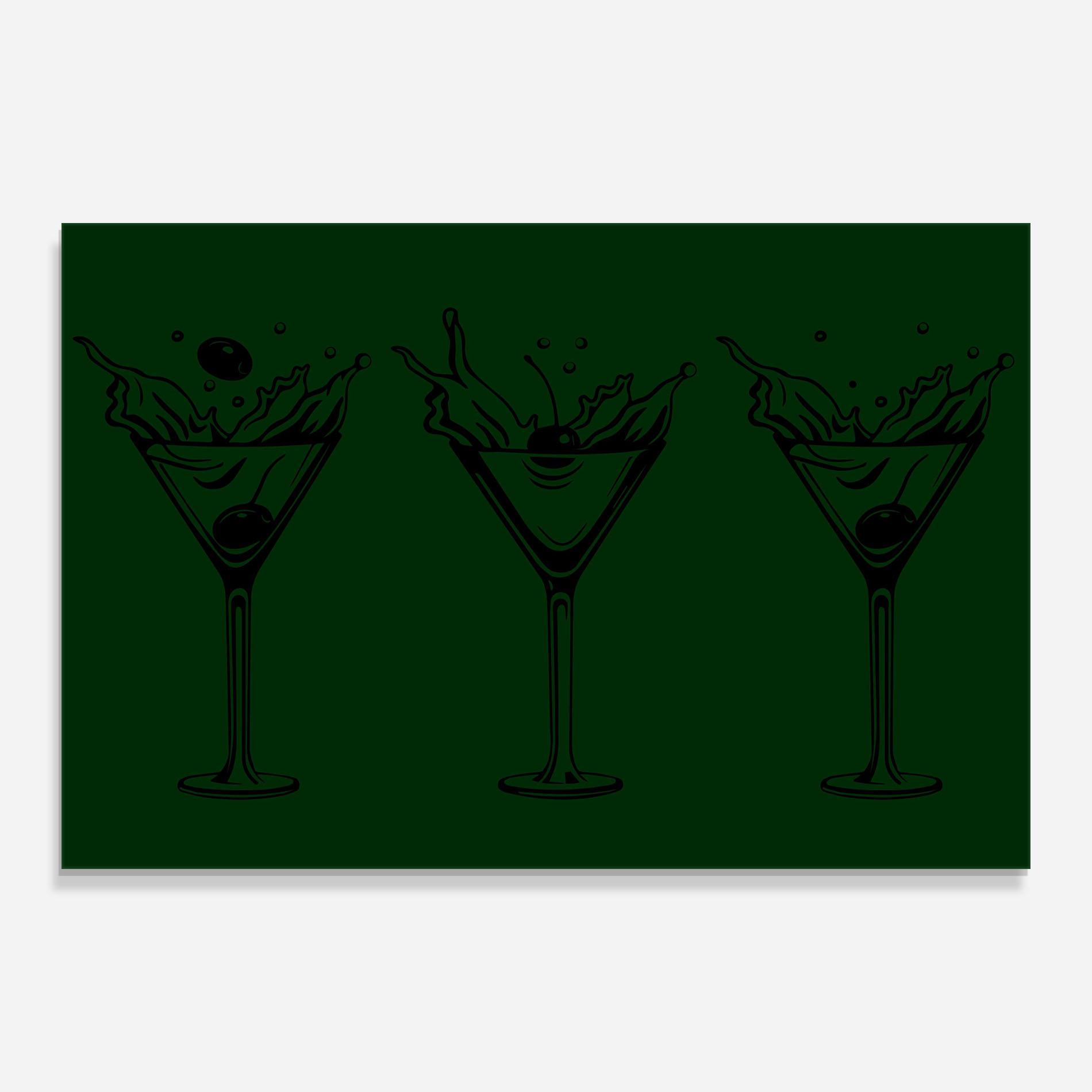 Glasbild Green Drinks mockup 0