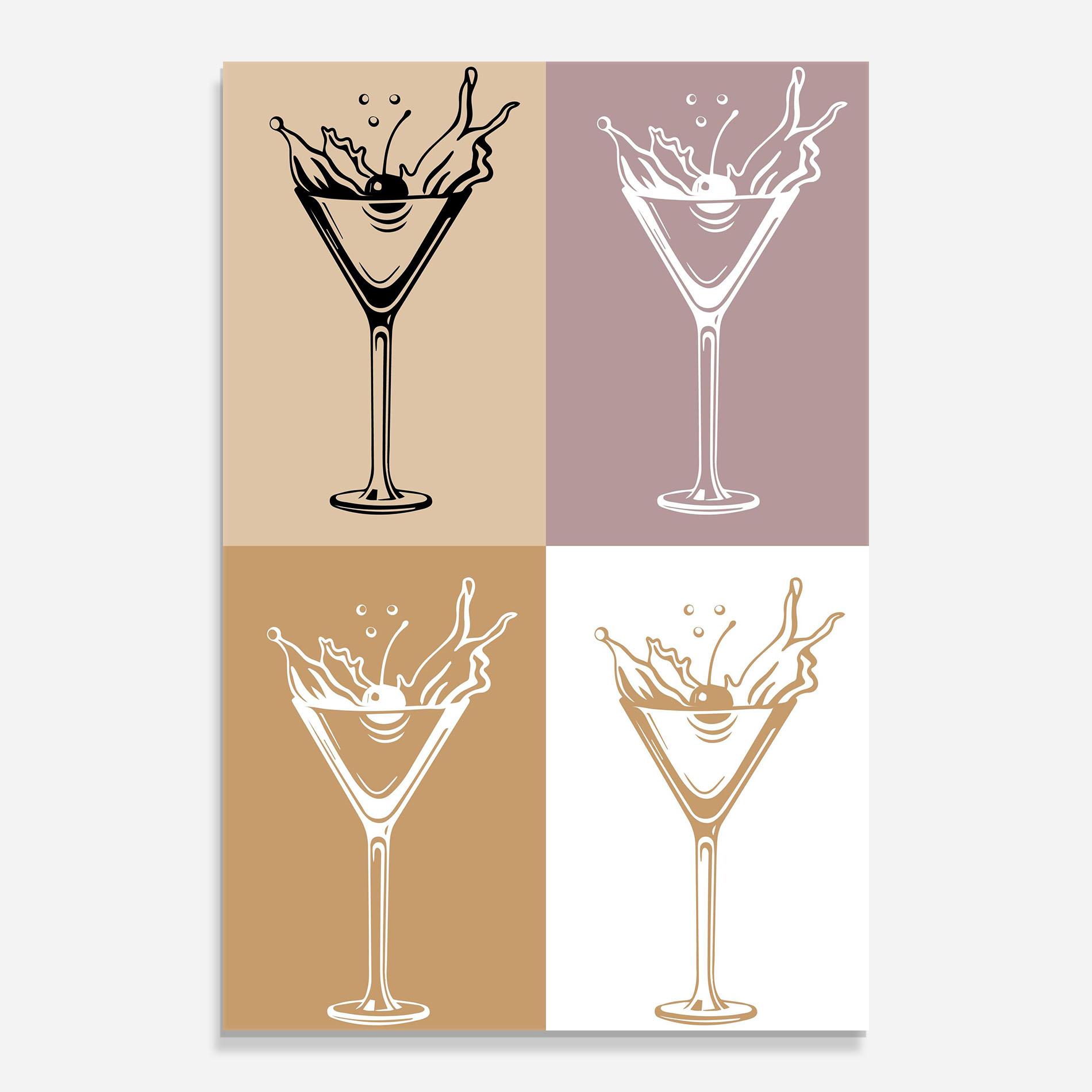 Glasbild Drinks Mix mockup 0