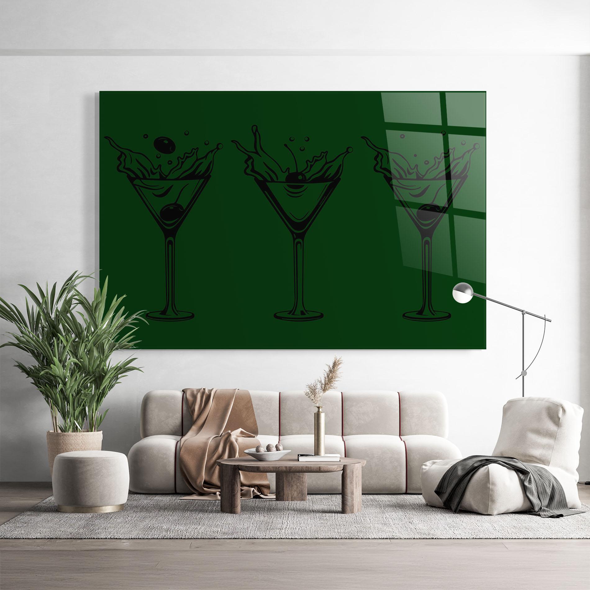 Glasbild Green Drinks mockup 9
